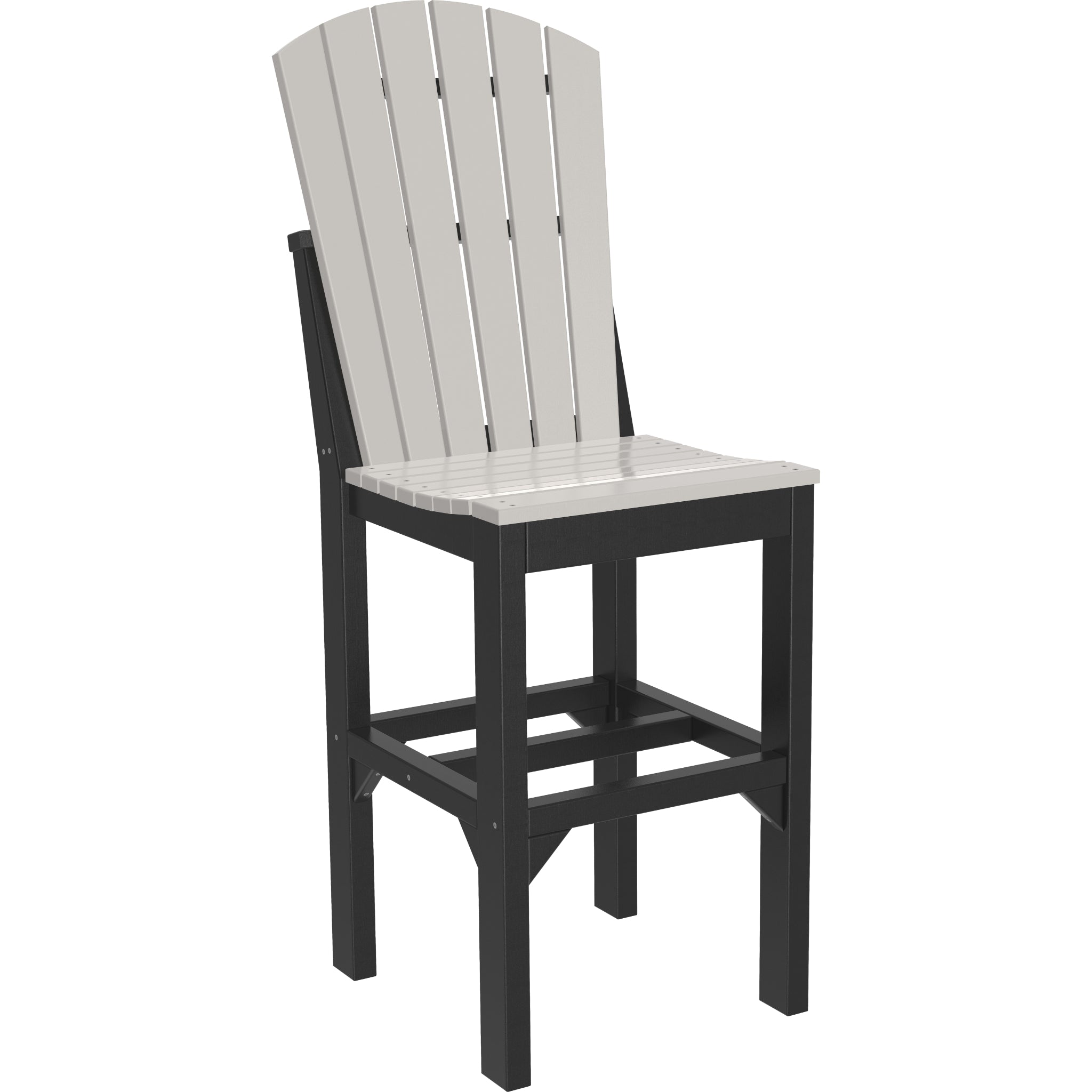 LuxCraft Adirondack Side Chair – Outdoor Poly Bar Chair (ASC)