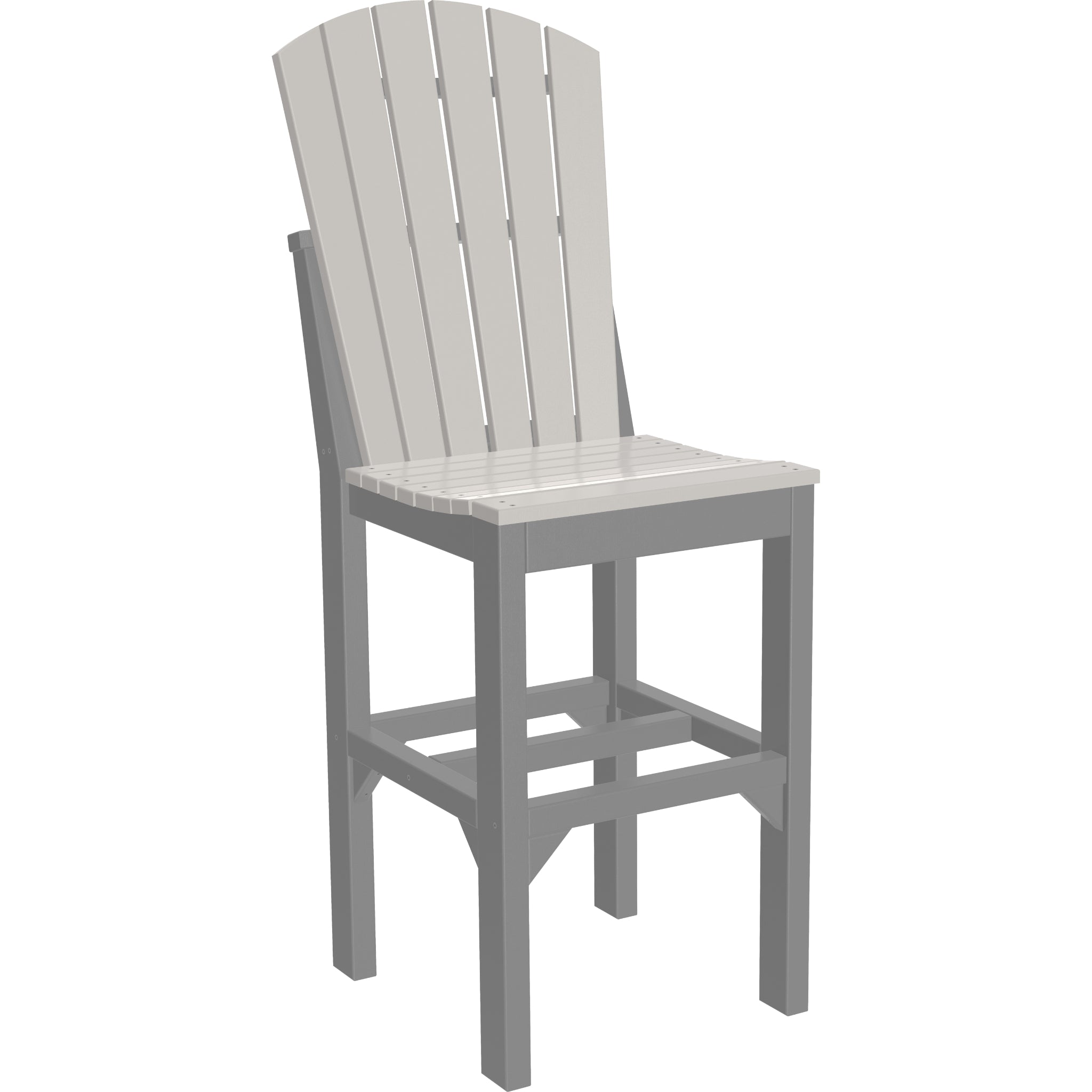 LuxCraft Adirondack Side Chair – Outdoor Poly Bar Chair (ASC)