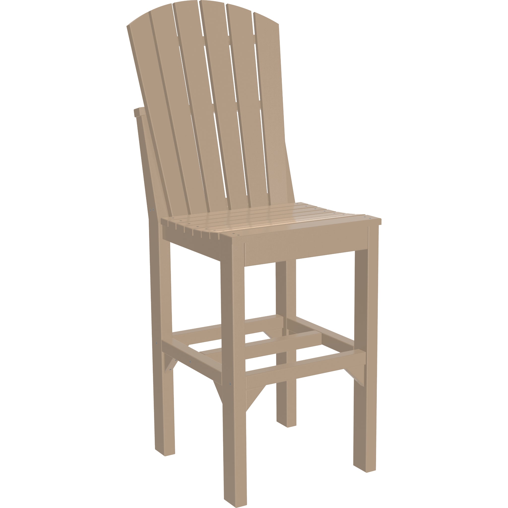 LuxCraft Adirondack Side Chair – Outdoor Poly Bar Chair (ASC)