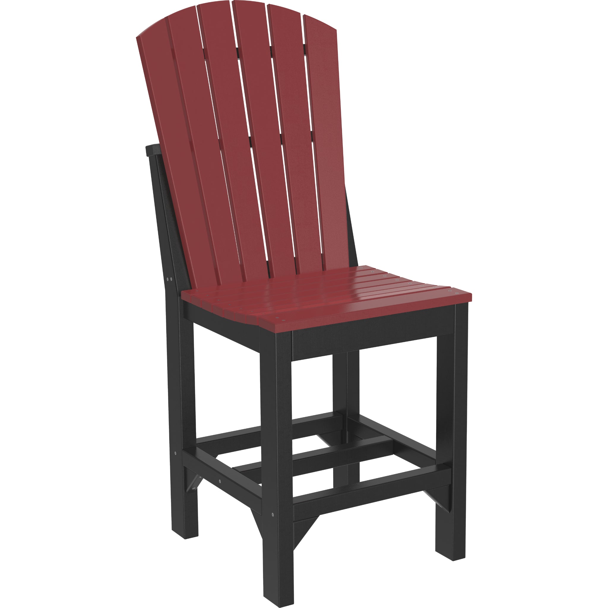 LuxCraft Adirondack Side Chair – Outdoor Poly Counter Height Chair (ASC)