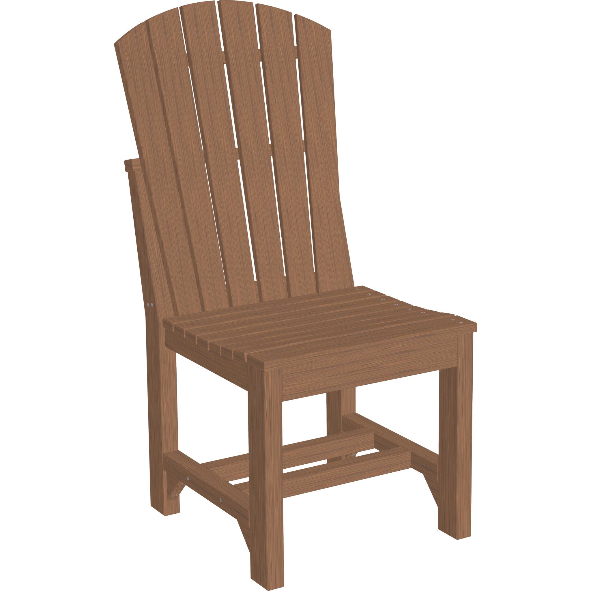 LuxCraft Adirondack Side Chair – Outdoor Poly Dining Height Chair (ASC)