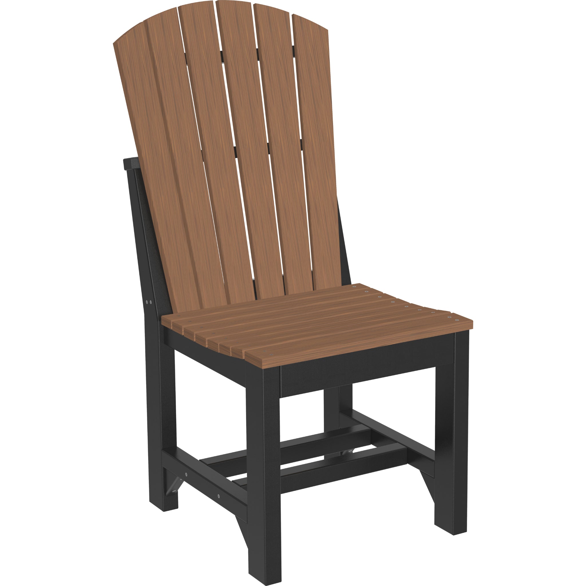 LuxCraft Adirondack Side Chair – Outdoor Poly Dining Height Chair (ASC)