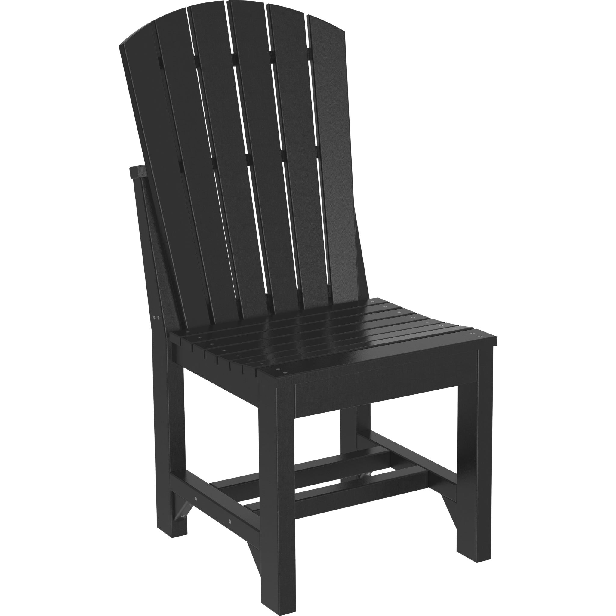 LuxCraft Adirondack Side Chair – Outdoor Poly Dining Height Chair (ASC)