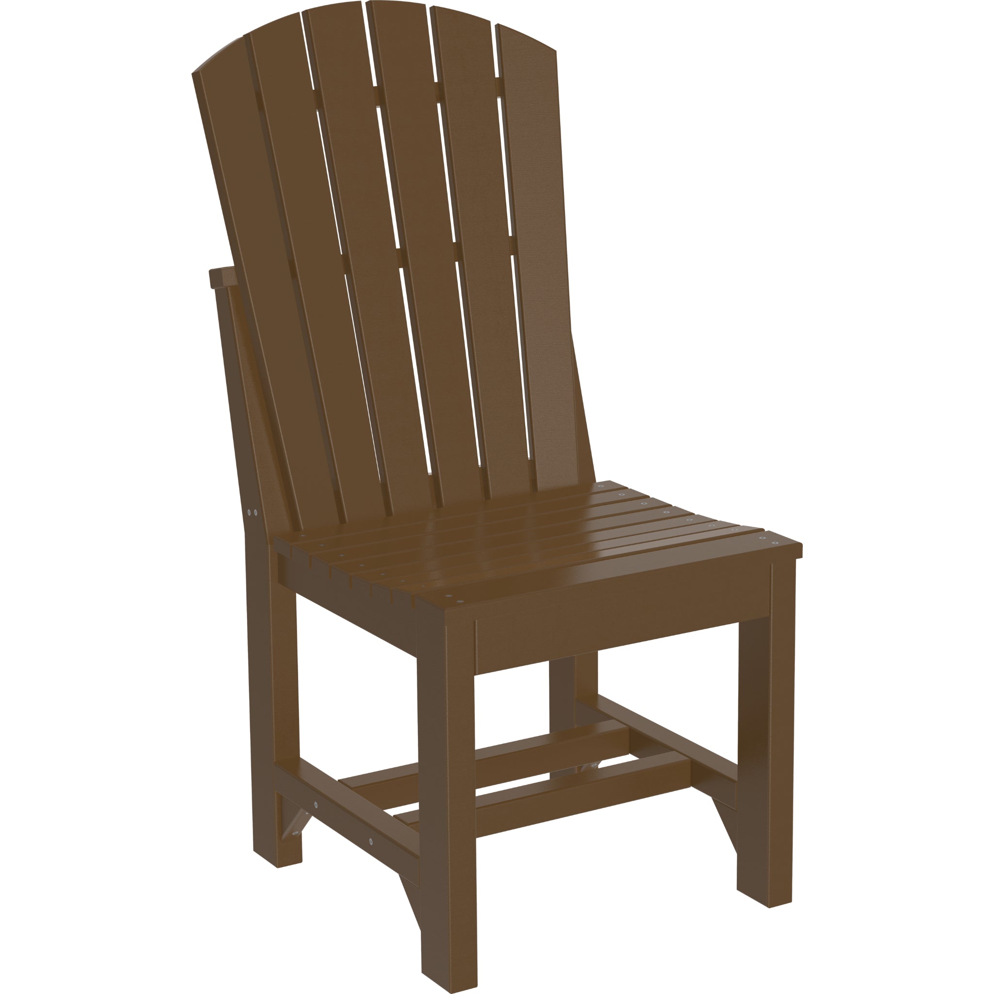 LuxCraft Adirondack Side Chair – Outdoor Poly Dining Height Chair (ASC)