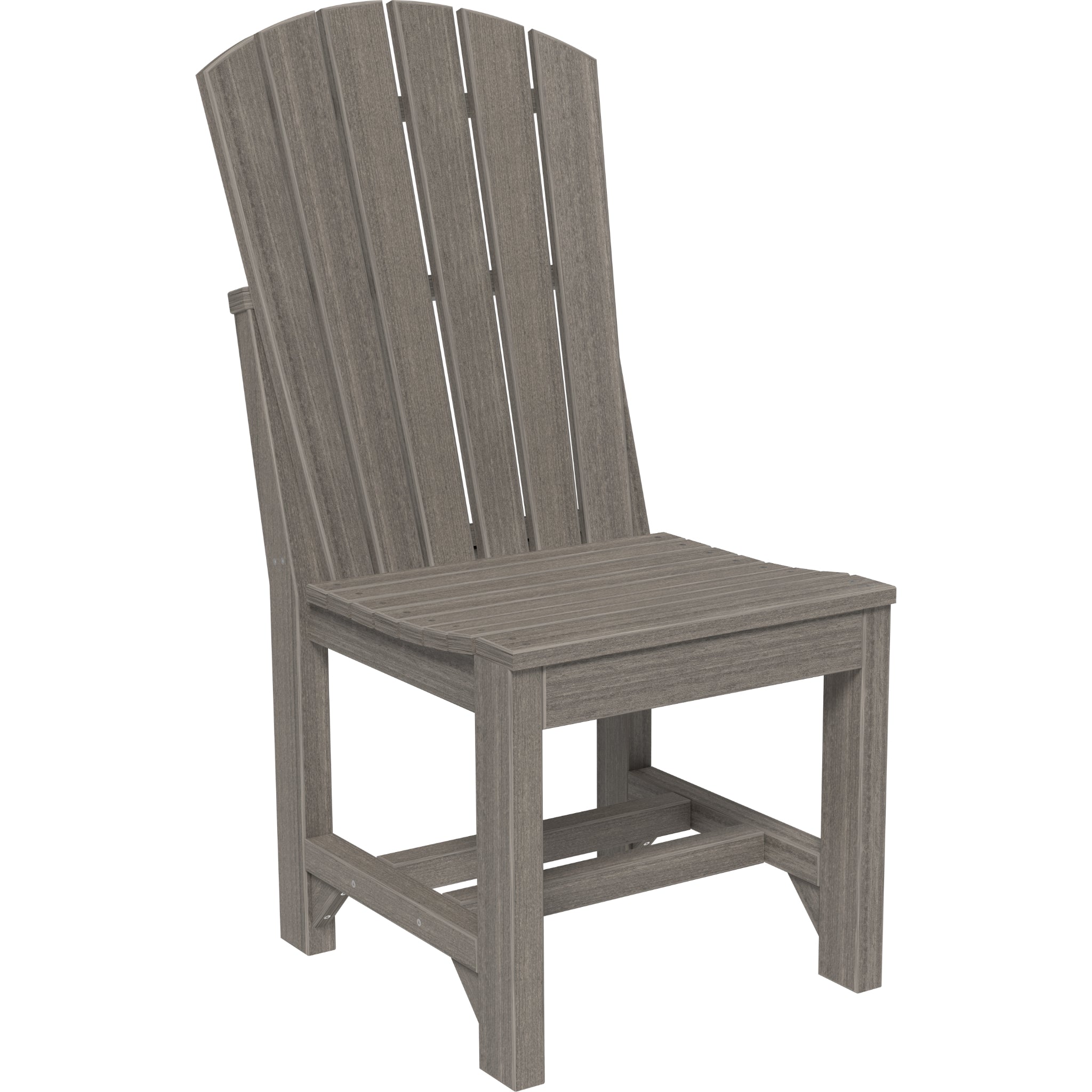 LuxCraft Adirondack Side Chair – Outdoor Poly Dining Height Chair (ASC)