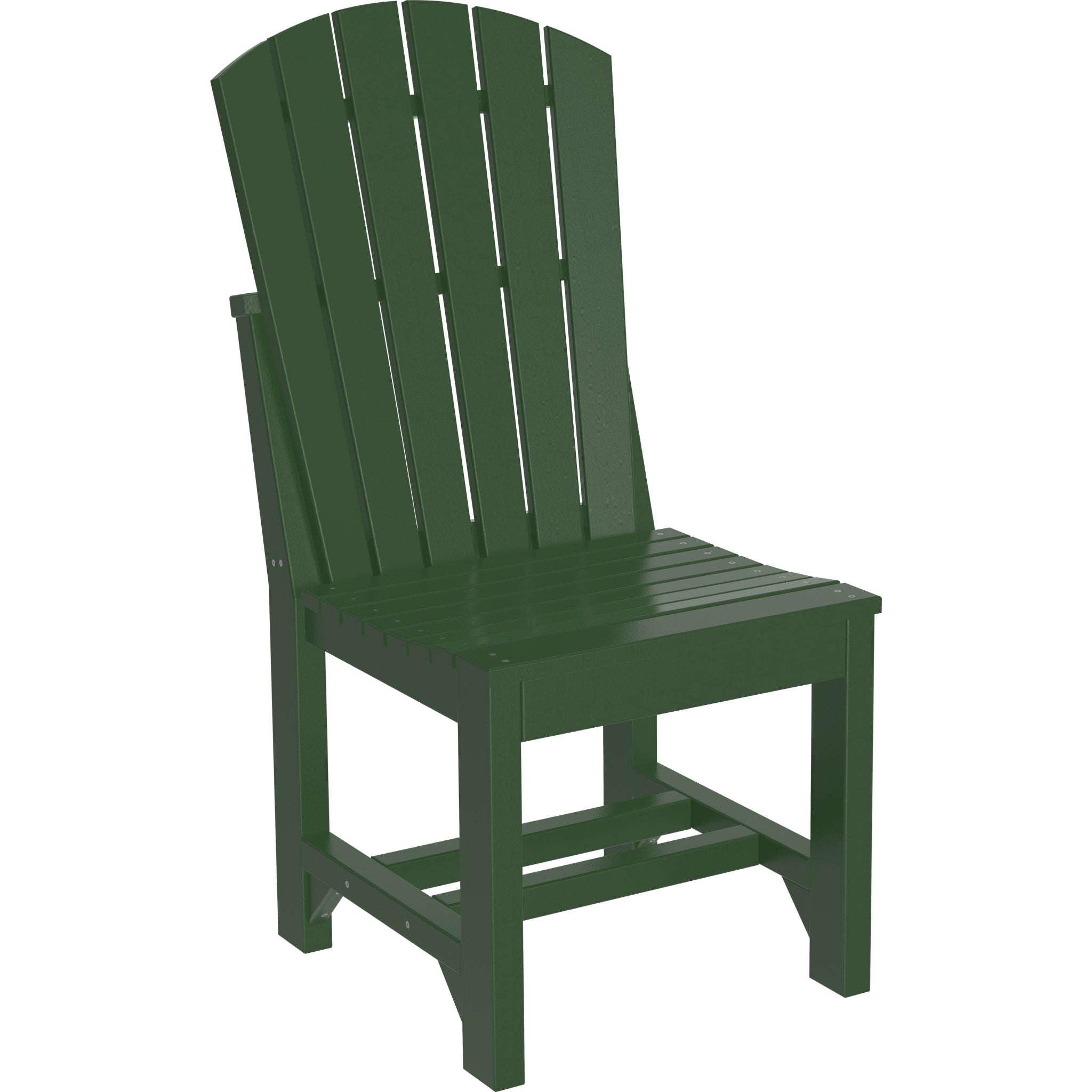 LuxCraft Adirondack Side Chair – Outdoor Poly Dining Height Chair (ASC)