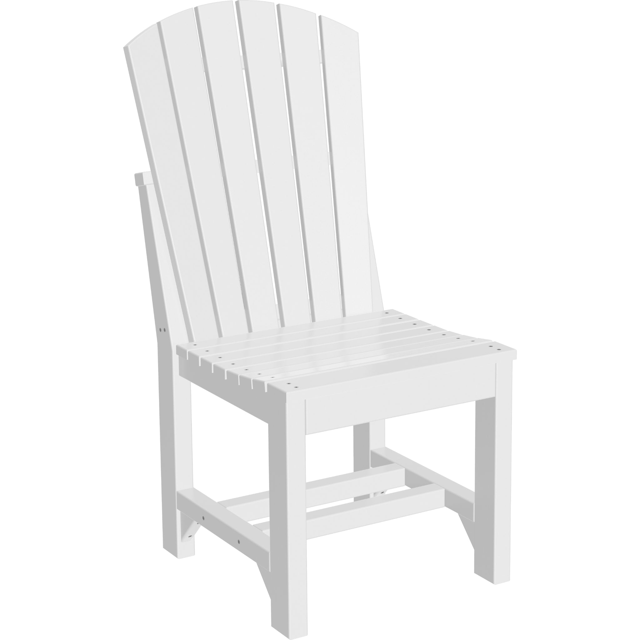 LuxCraft Adirondack Side Chair – Outdoor Poly Dining Height Chair (ASC)