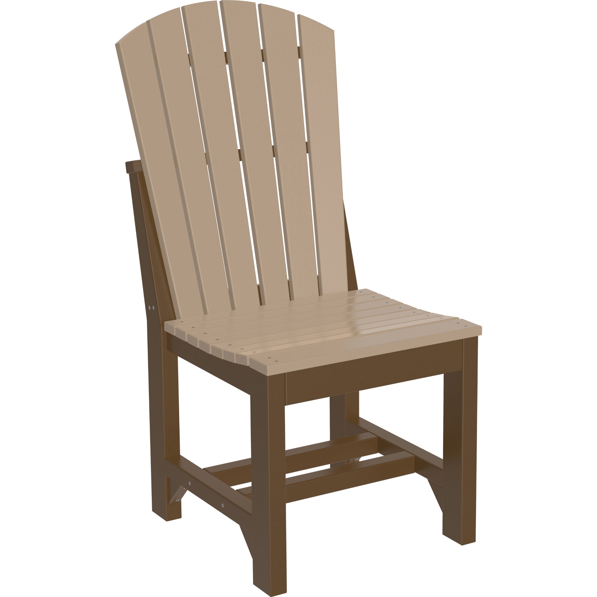 LuxCraft Adirondack Side Chair – Outdoor Poly Dining Height Chair (ASC)