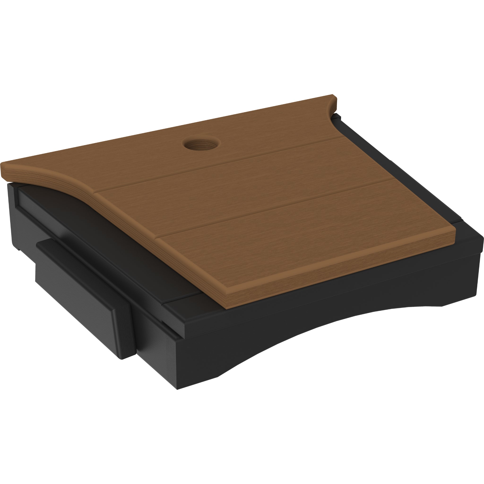 LuxCraft Balcony Tete-a-Tete Table – Outdoor Poly Patio Conversation Table (BTT)