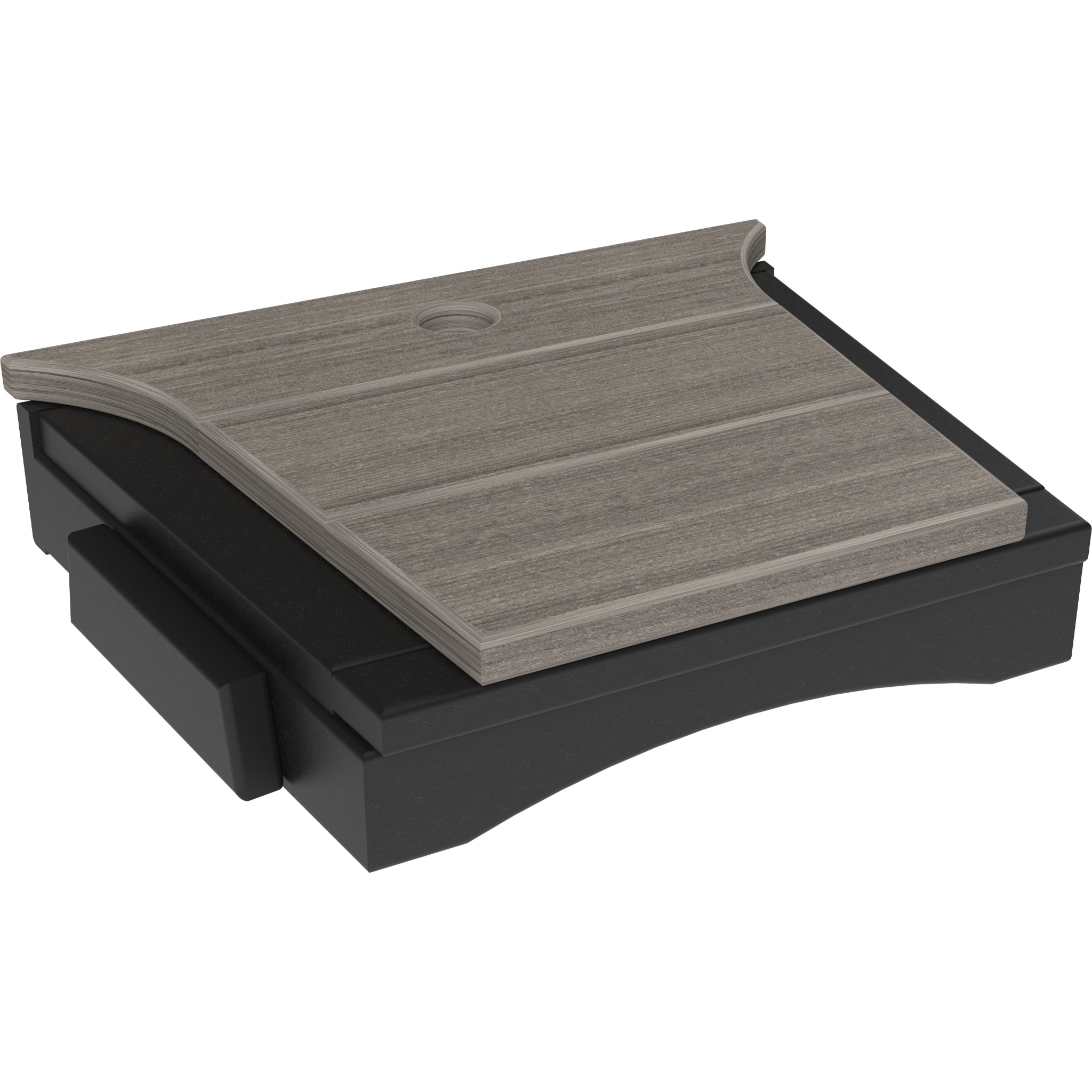 LuxCraft Balcony Tete-a-Tete Table – Outdoor Poly Patio Conversation Table (BTT)
