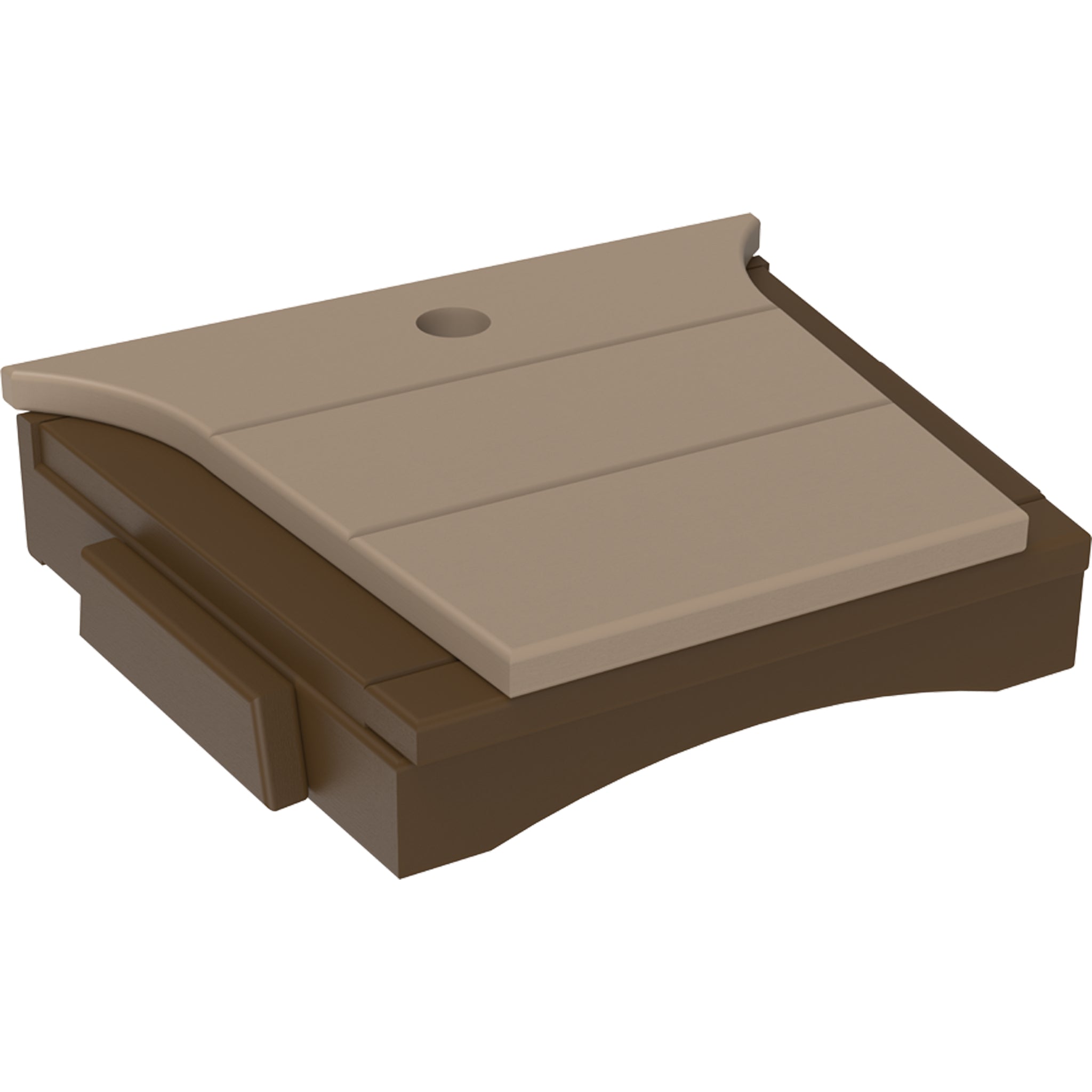 LuxCraft Balcony Tete-a-Tete Table – Outdoor Poly Patio Conversation Table (BTT)