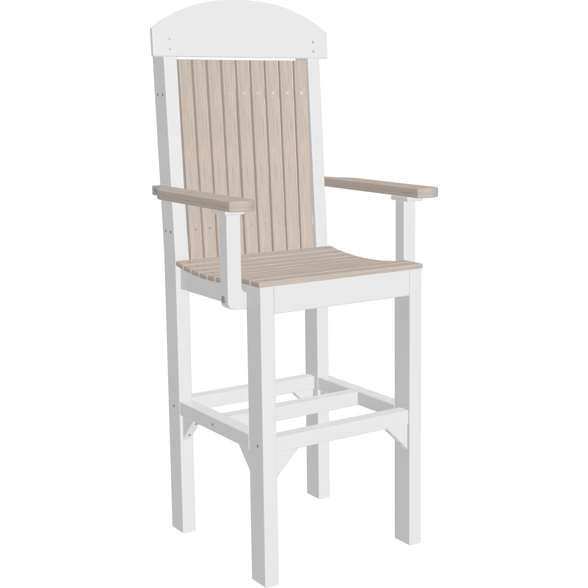 LuxCraft Classic Arm Chair – Outdoor Poly Bar Chair (CAC)