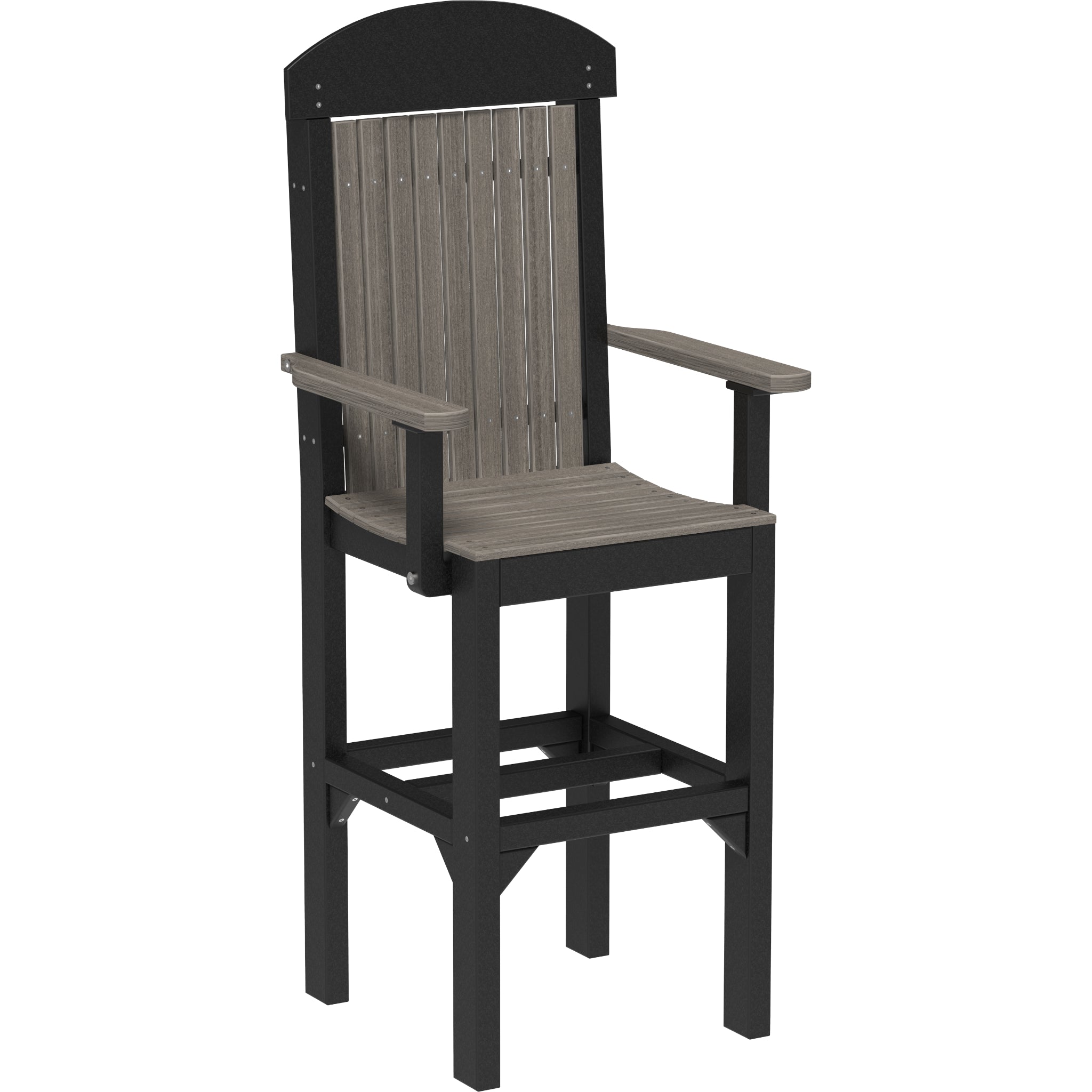 LuxCraft Classic Arm Chair – Outdoor Poly Bar Chair (CAC)