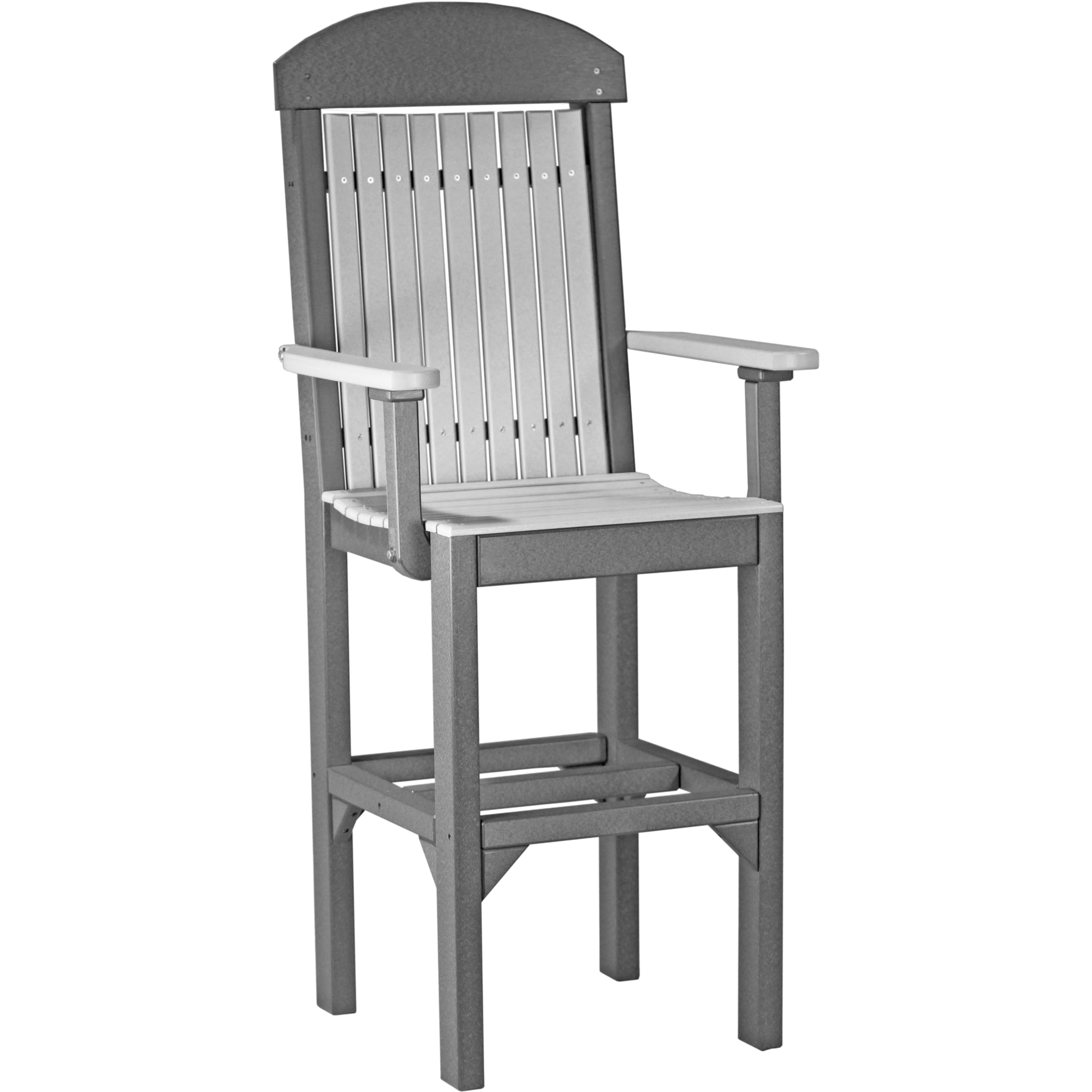 LuxCraft Classic Arm Chair – Outdoor Poly Bar Chair (CAC)