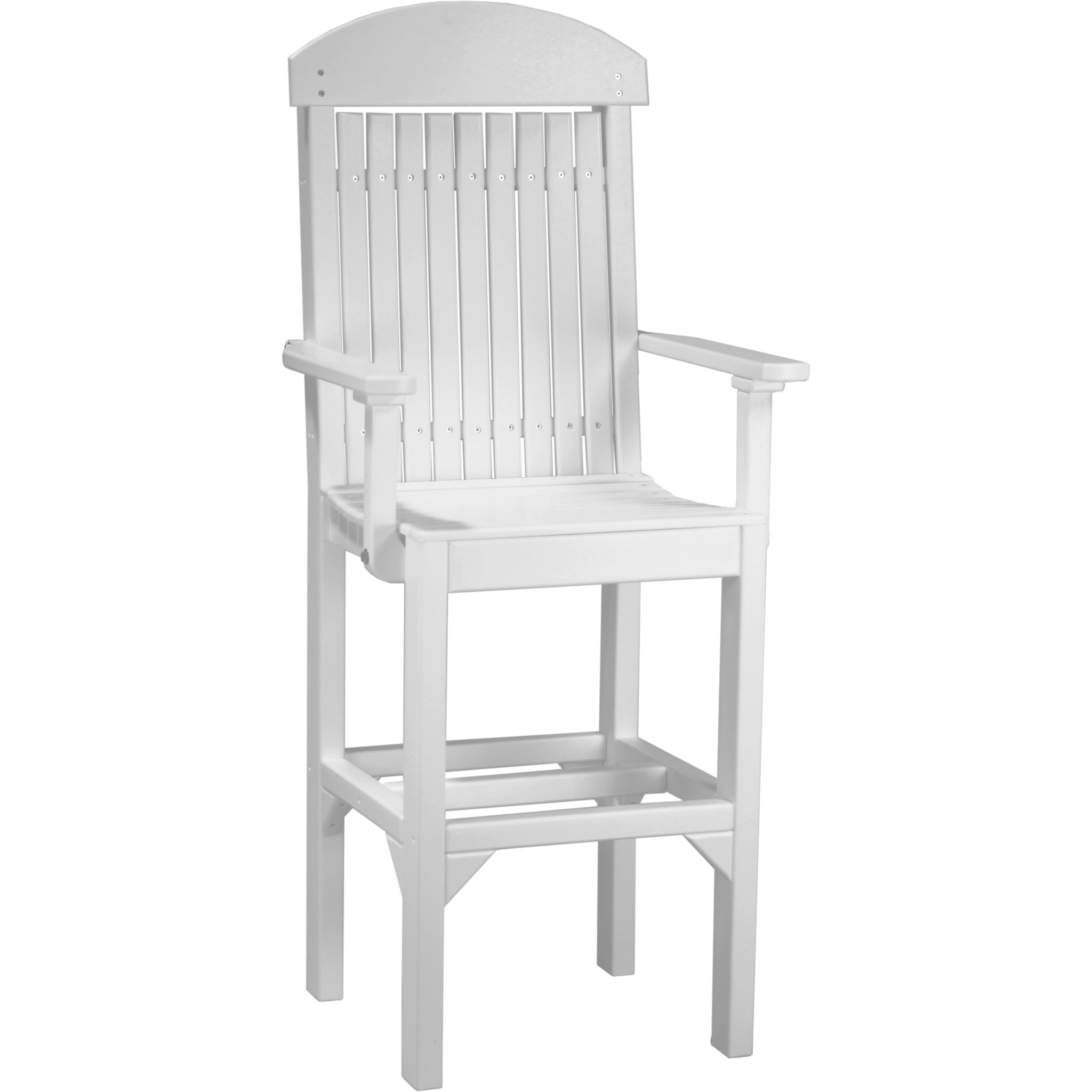 LuxCraft Classic Arm Chair – Outdoor Poly Bar Chair (CAC)