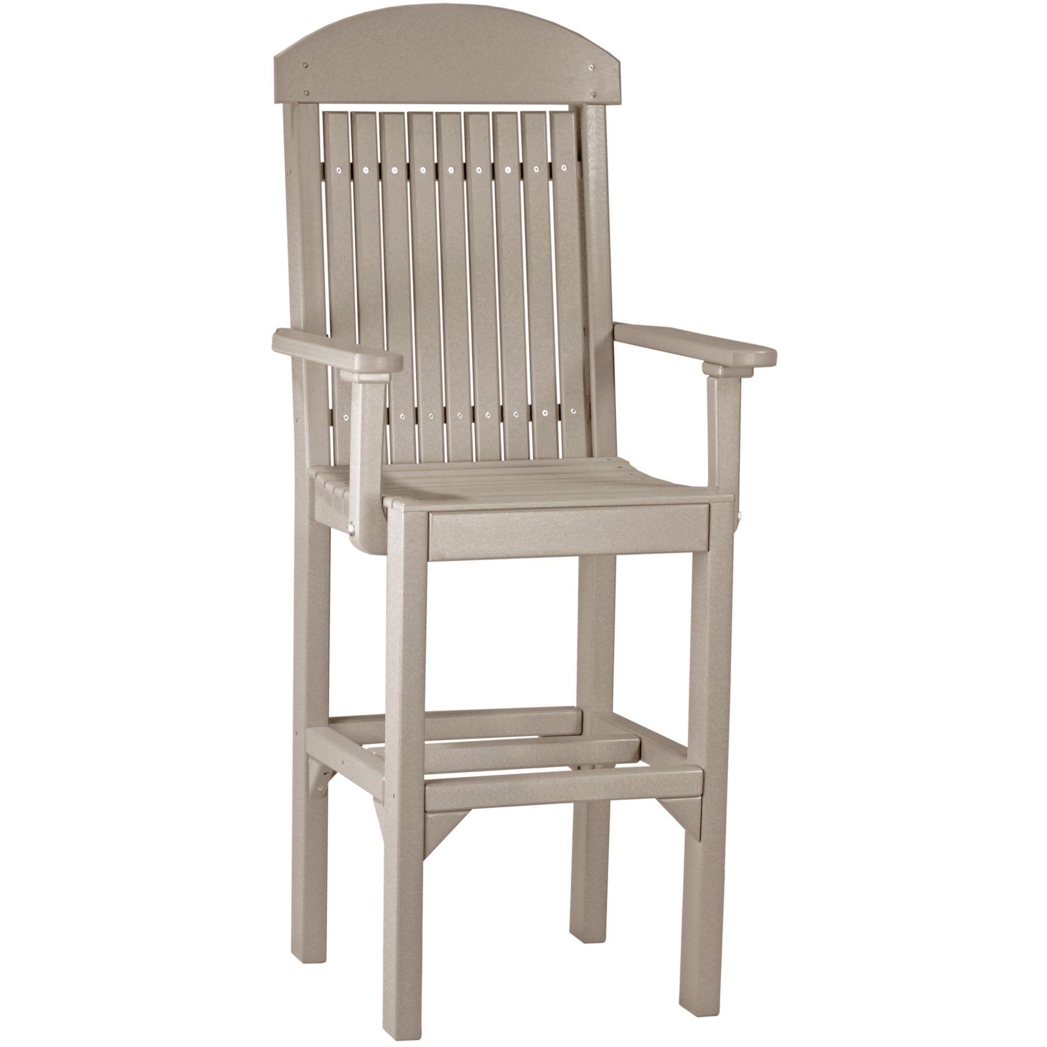 LuxCraft Classic Arm Chair – Outdoor Poly Bar Chair (CAC)