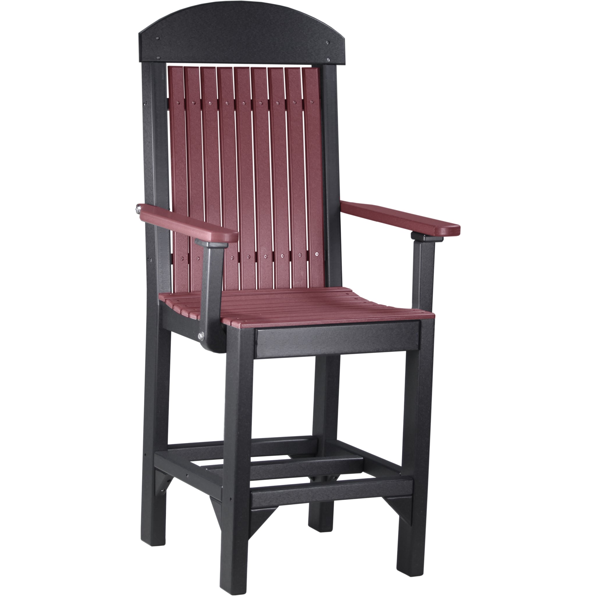 LuxCraft Classic Arm Chair – Outdoor Poly Counter Height Chair (CAC)