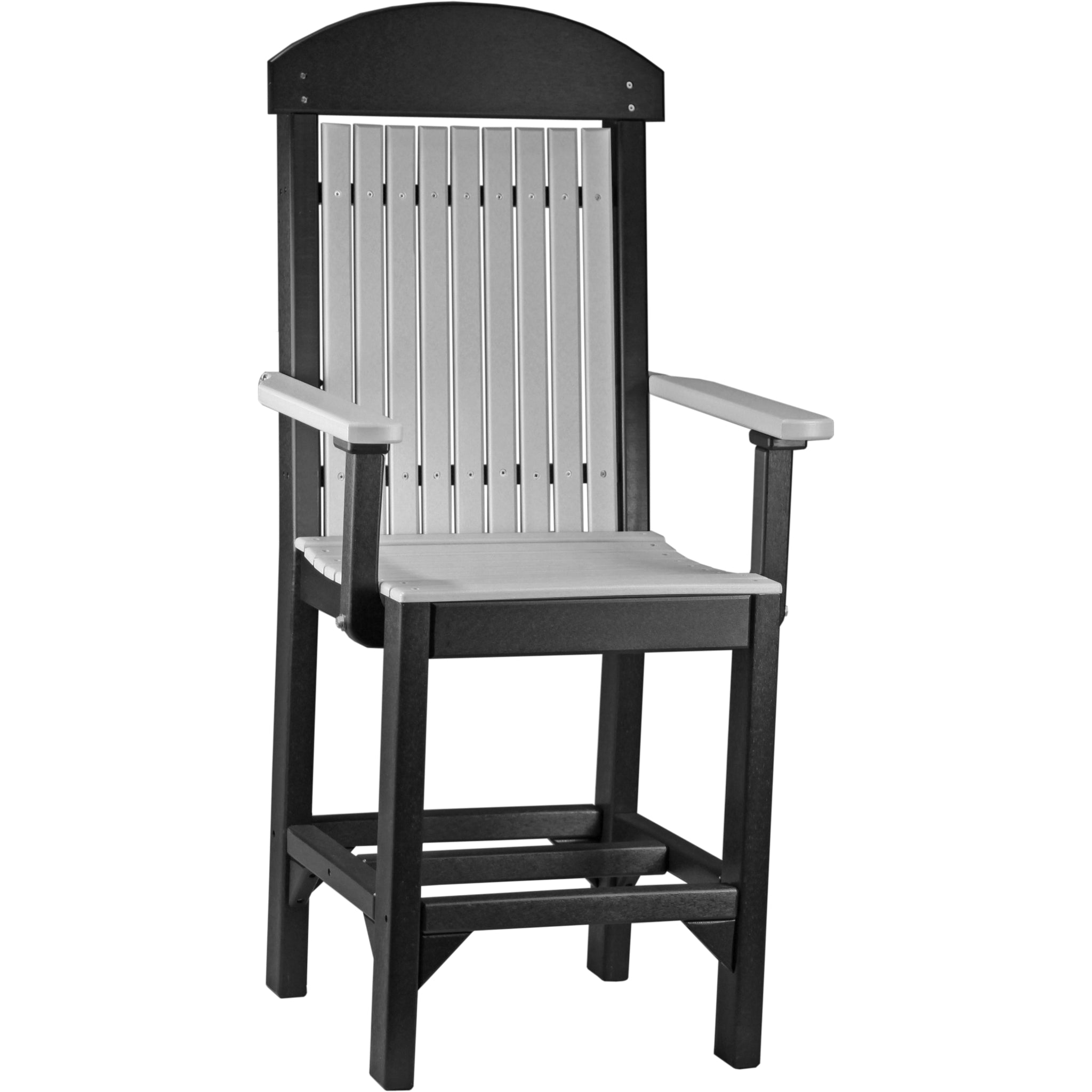 LuxCraft Classic Arm Chair – Outdoor Poly Counter Height Chair (CAC)