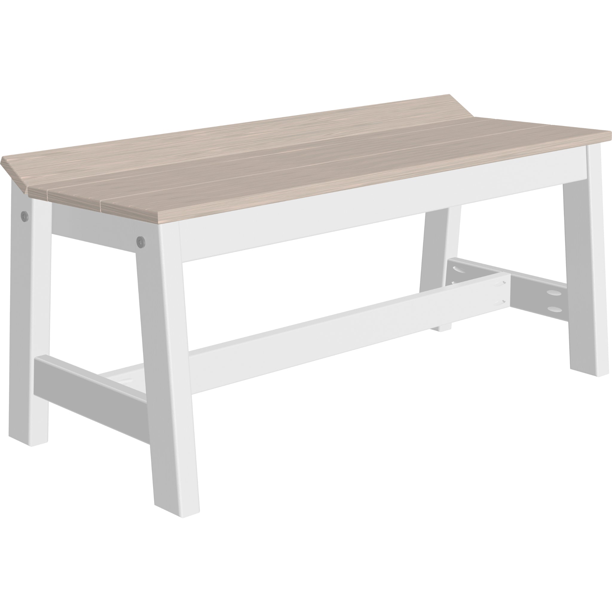 LuxCraft Café Dining Bench – Outdoor Poly 41" Dining Bench (CDB41)