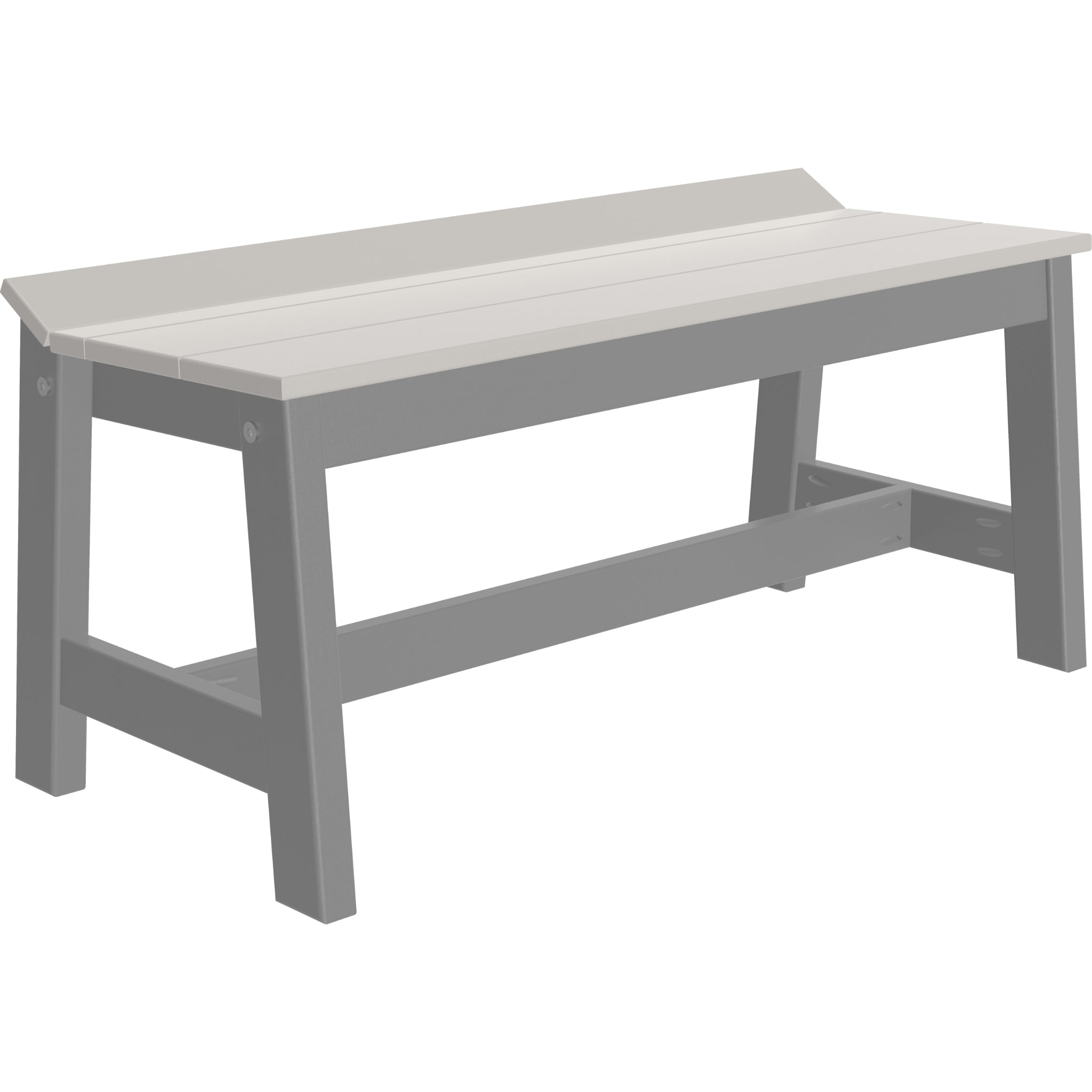 LuxCraft Café Dining Bench – Outdoor Poly 41" Dining Bench (CDB41)