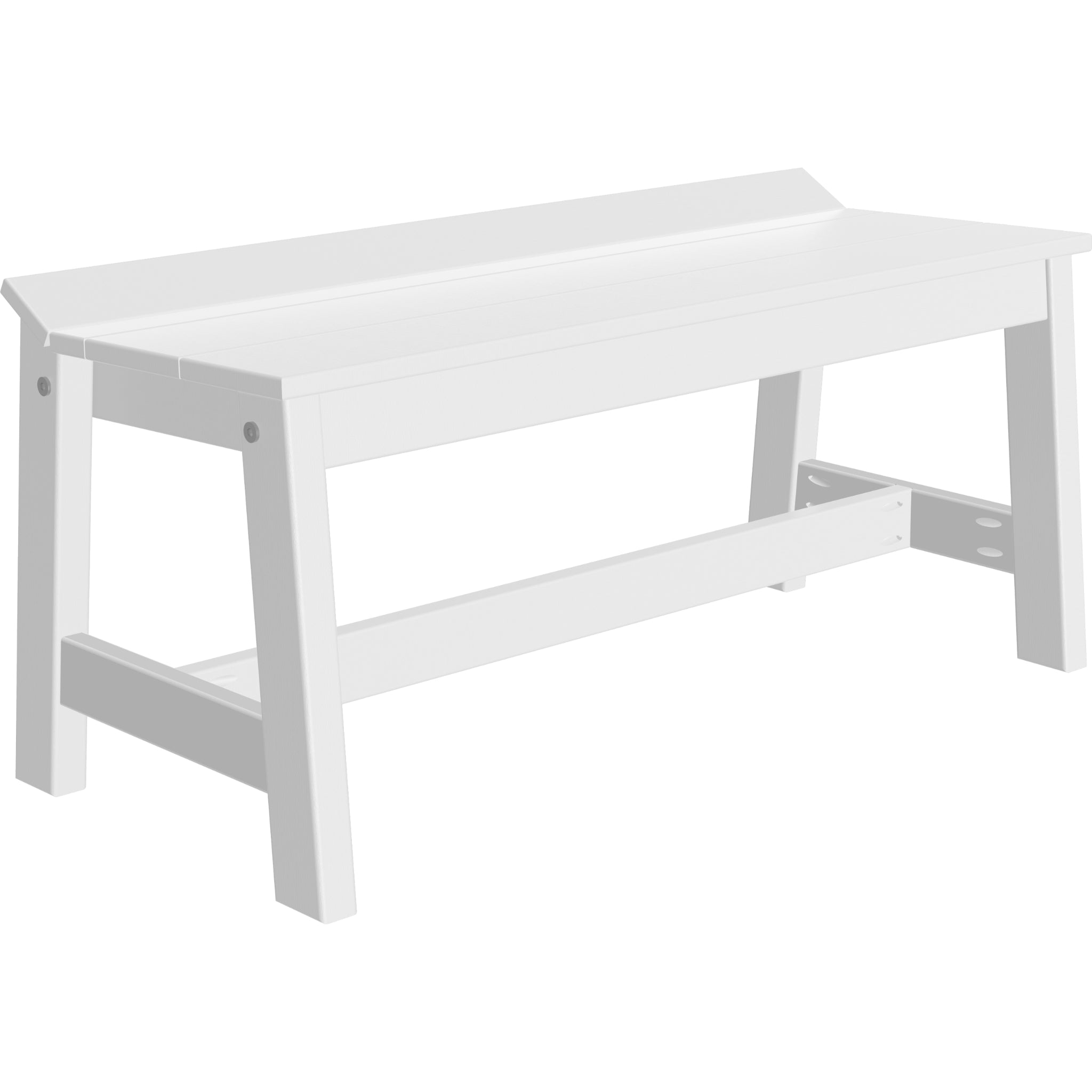 LuxCraft Café Dining Bench – Outdoor Poly 41" Dining Bench (CDB41)