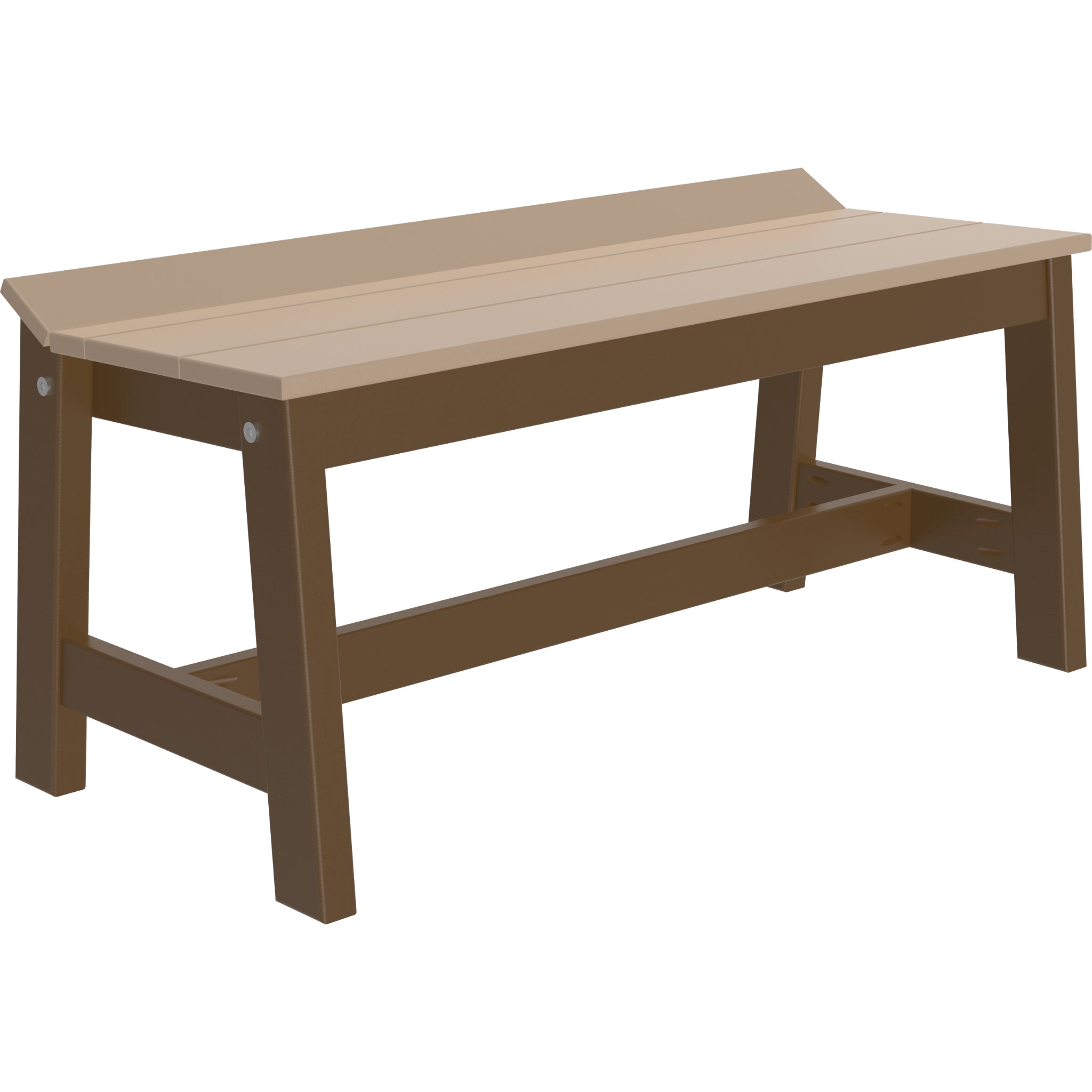 LuxCraft Café Dining Bench – Outdoor Poly 41" Dining Bench (CDB41)