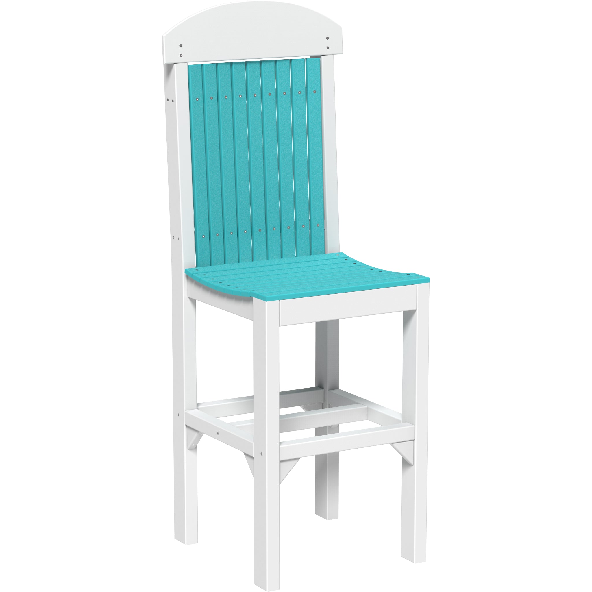 LuxCraft Classic Side Chair – Outdoor Poly Bar Chair (CSC)