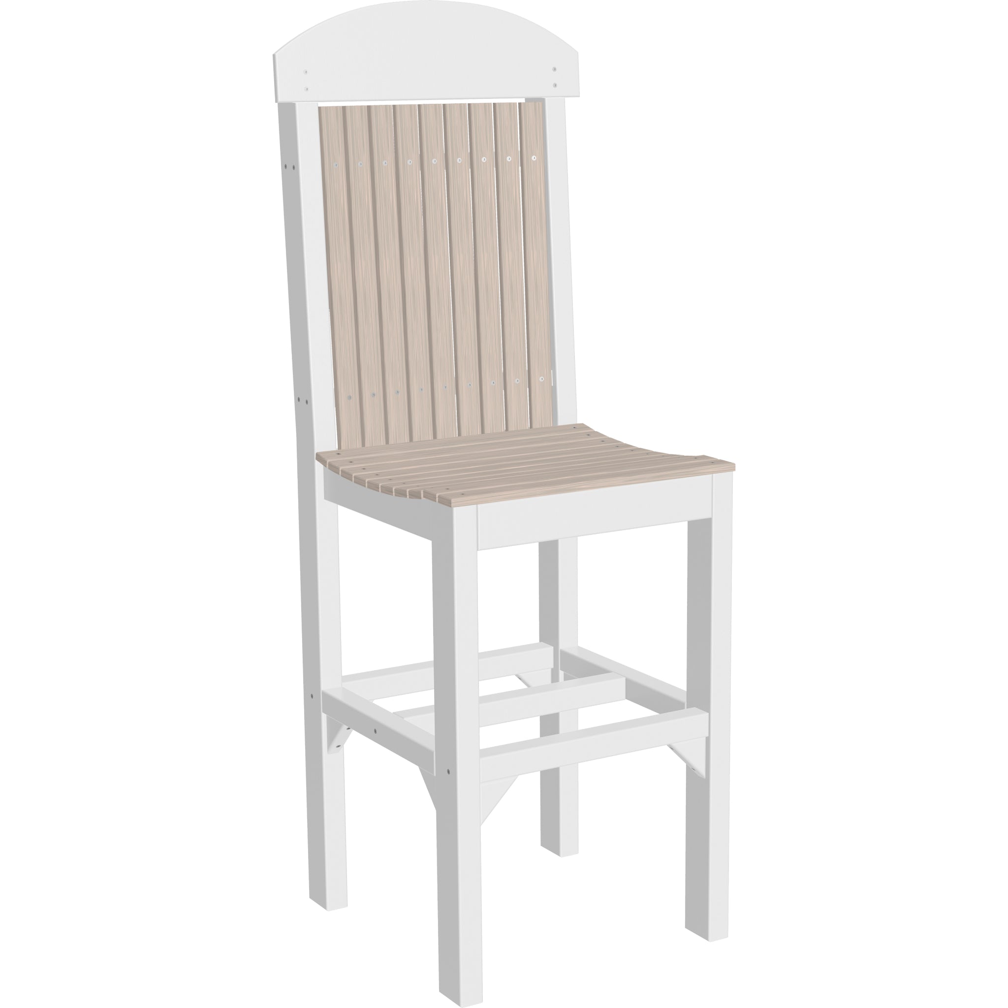 LuxCraft Classic Side Chair – Outdoor Poly Bar Chair (CSC)