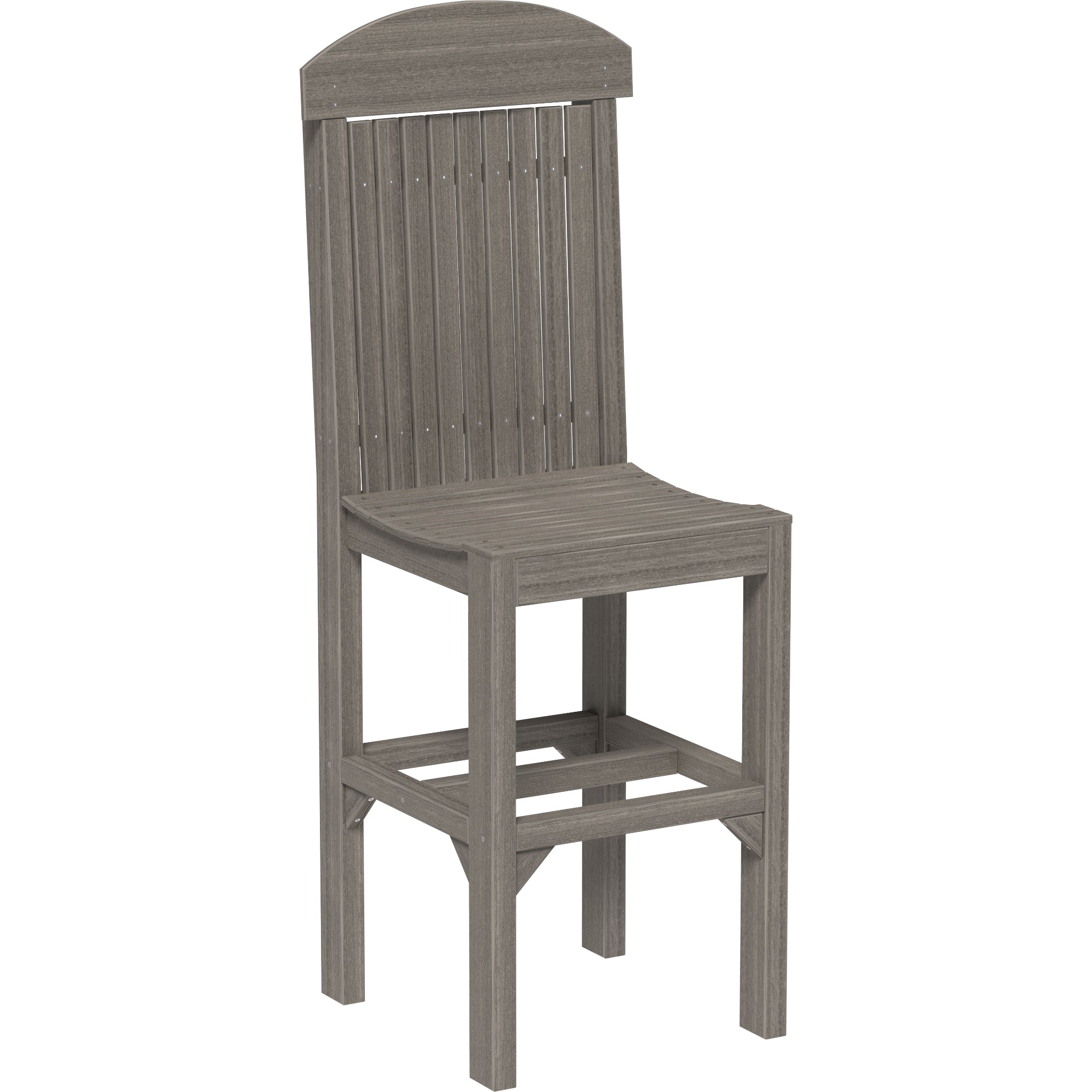 LuxCraft Classic Side Chair – Outdoor Poly Bar Chair (CSC)