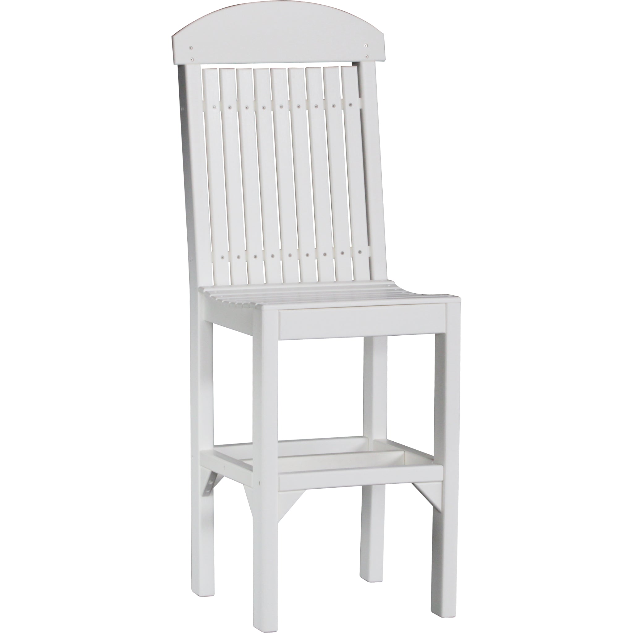 LuxCraft Classic Side Chair – Outdoor Poly Bar Chair (CSC)
