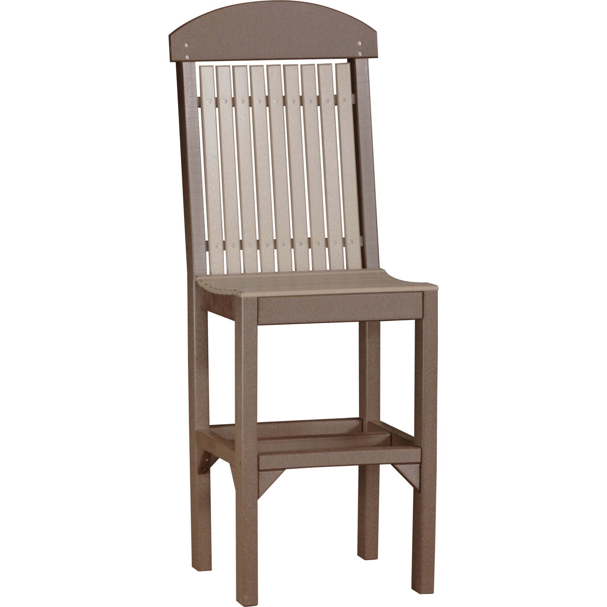 LuxCraft Classic Side Chair – Outdoor Poly Bar Chair (CSC)