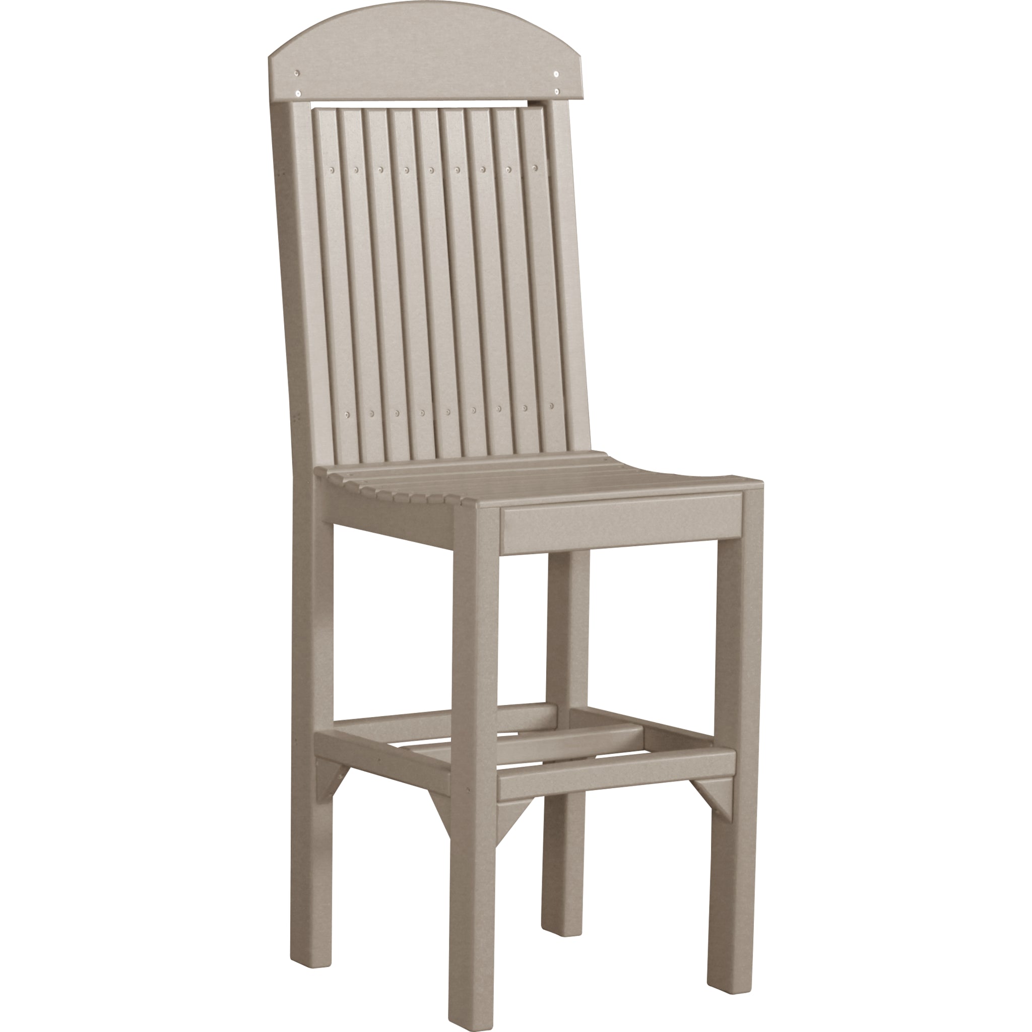 LuxCraft Classic Side Chair – Outdoor Poly Bar Chair (CSC)