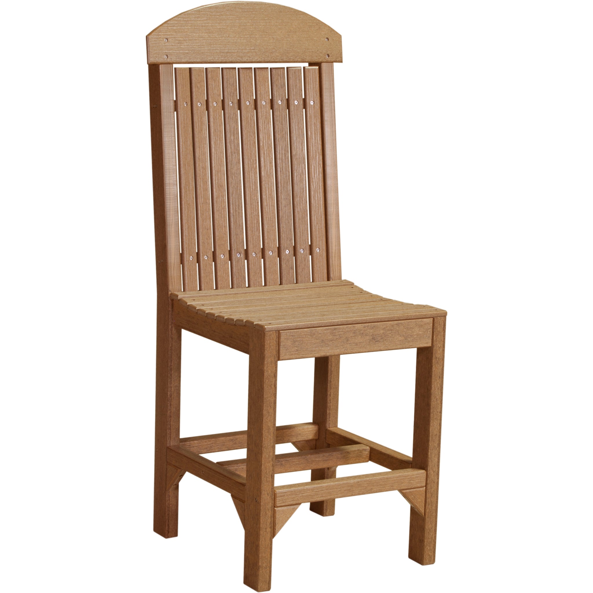 LuxCraft Classic Side Chair – Outdoor Poly Counter Height Chair (CSC)