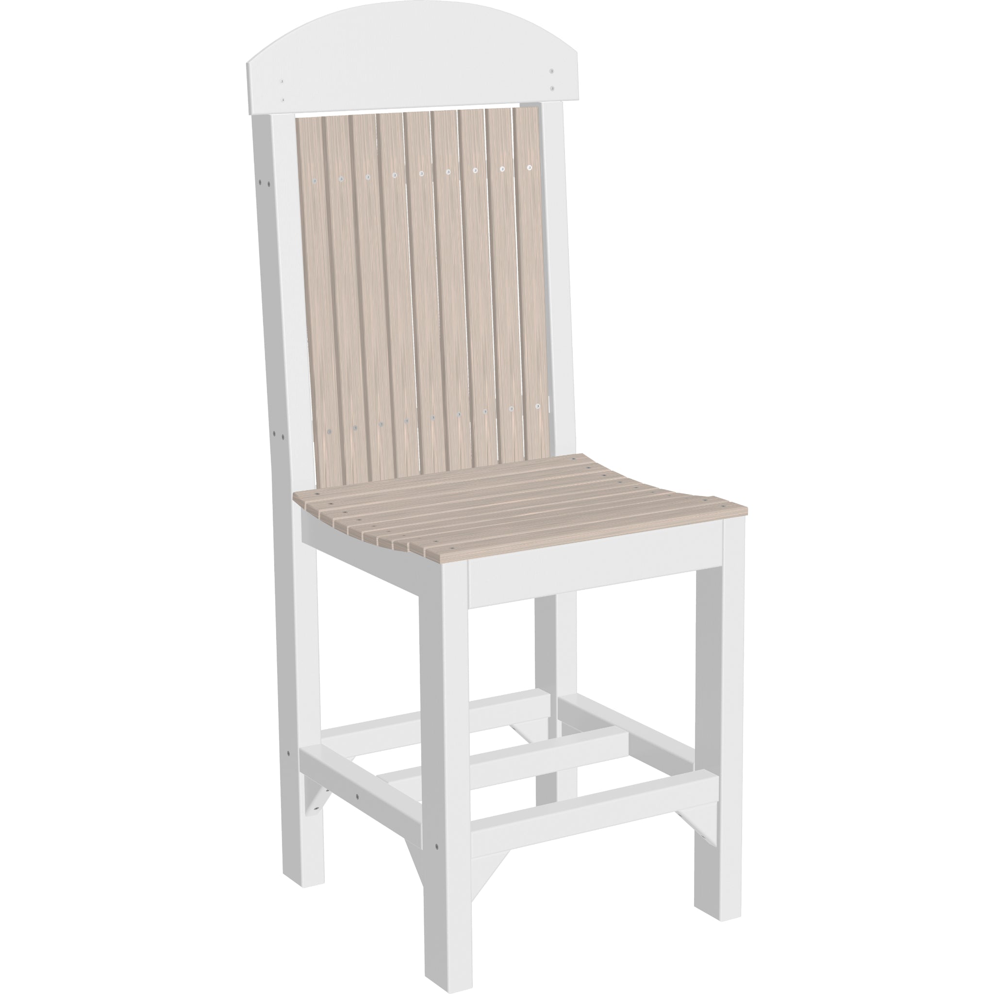 LuxCraft Classic Side Chair – Outdoor Poly Counter Height Chair (CSC)