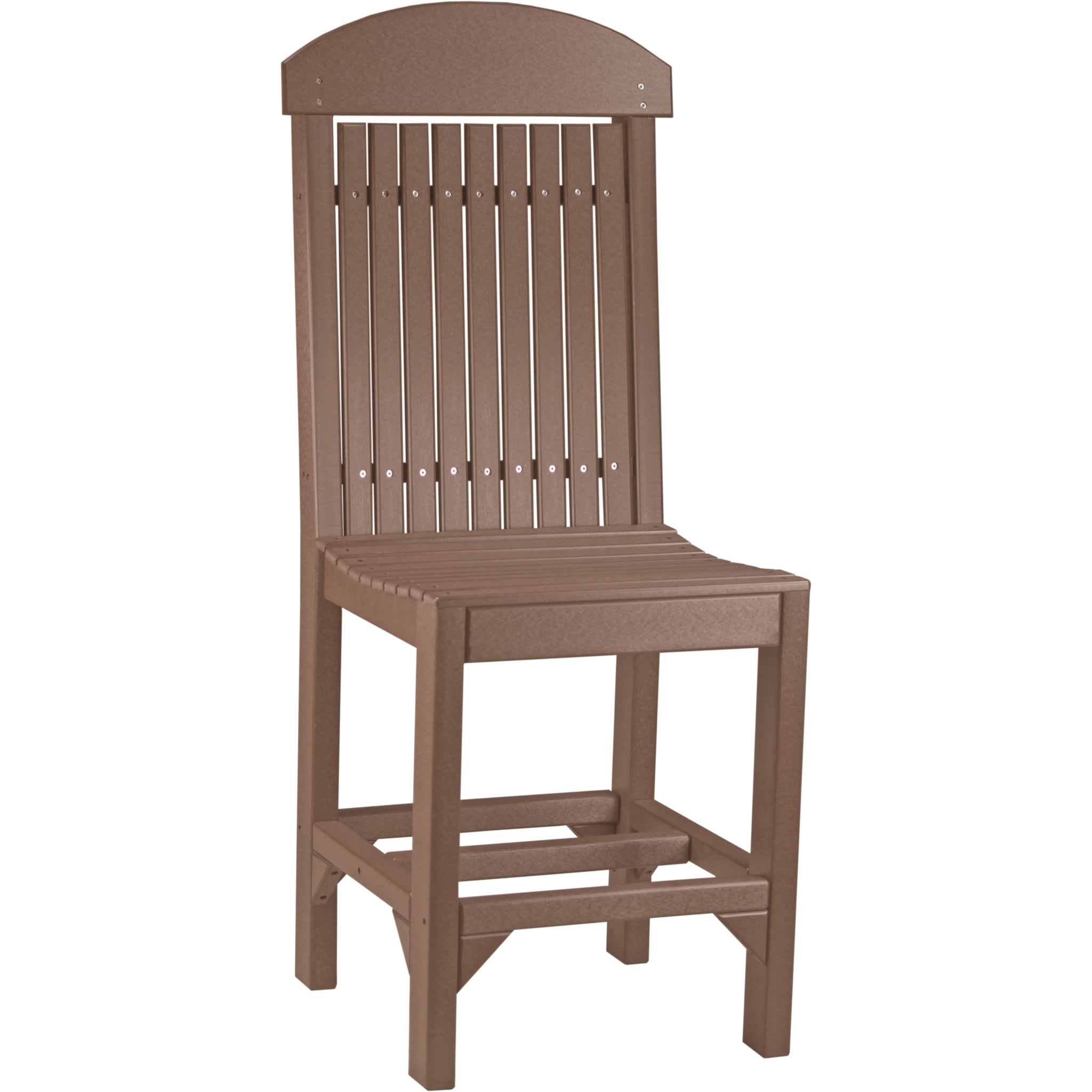 LuxCraft Classic Side Chair – Outdoor Poly Counter Height Chair (CSC)