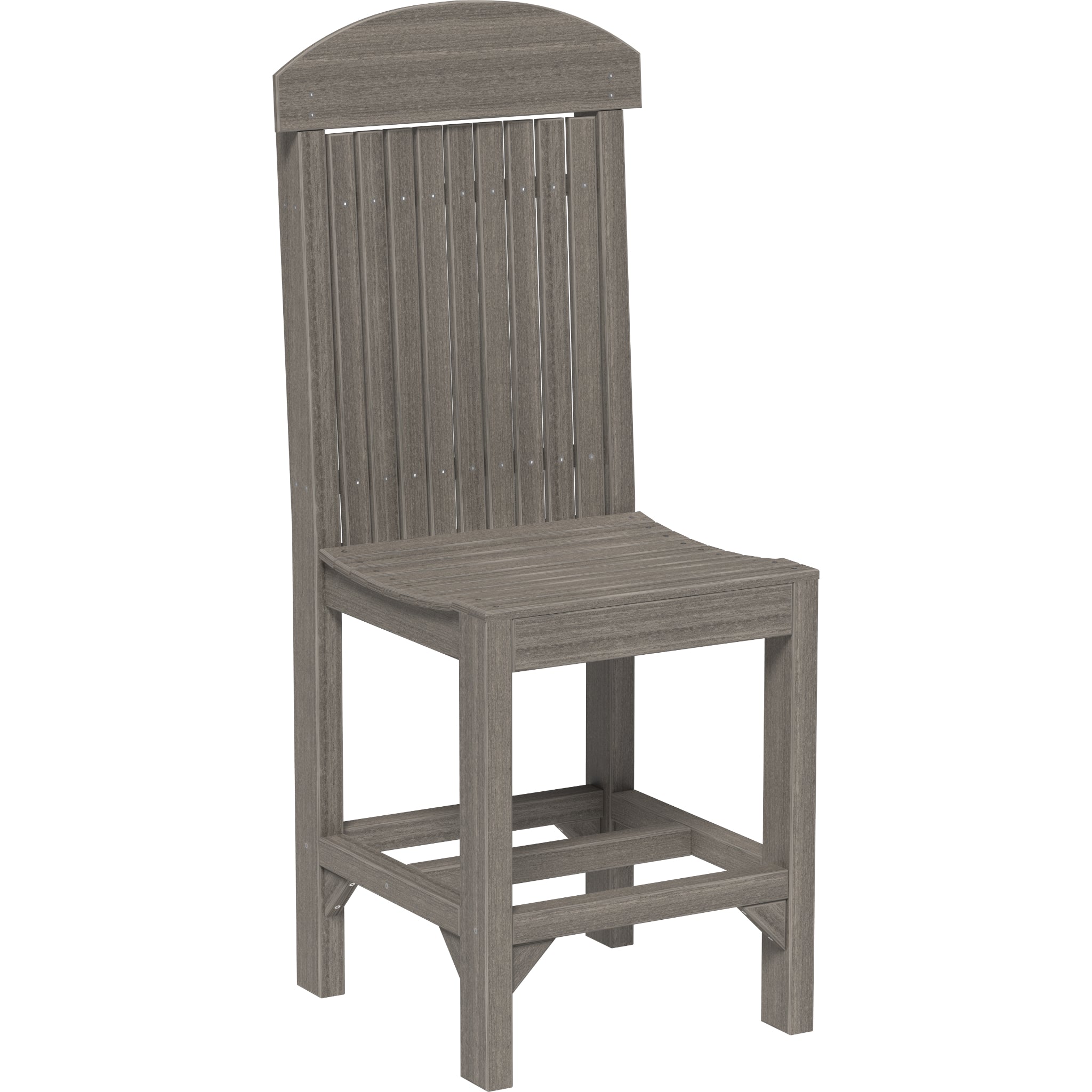 LuxCraft Classic Side Chair – Outdoor Poly Counter Height Chair (CSC)