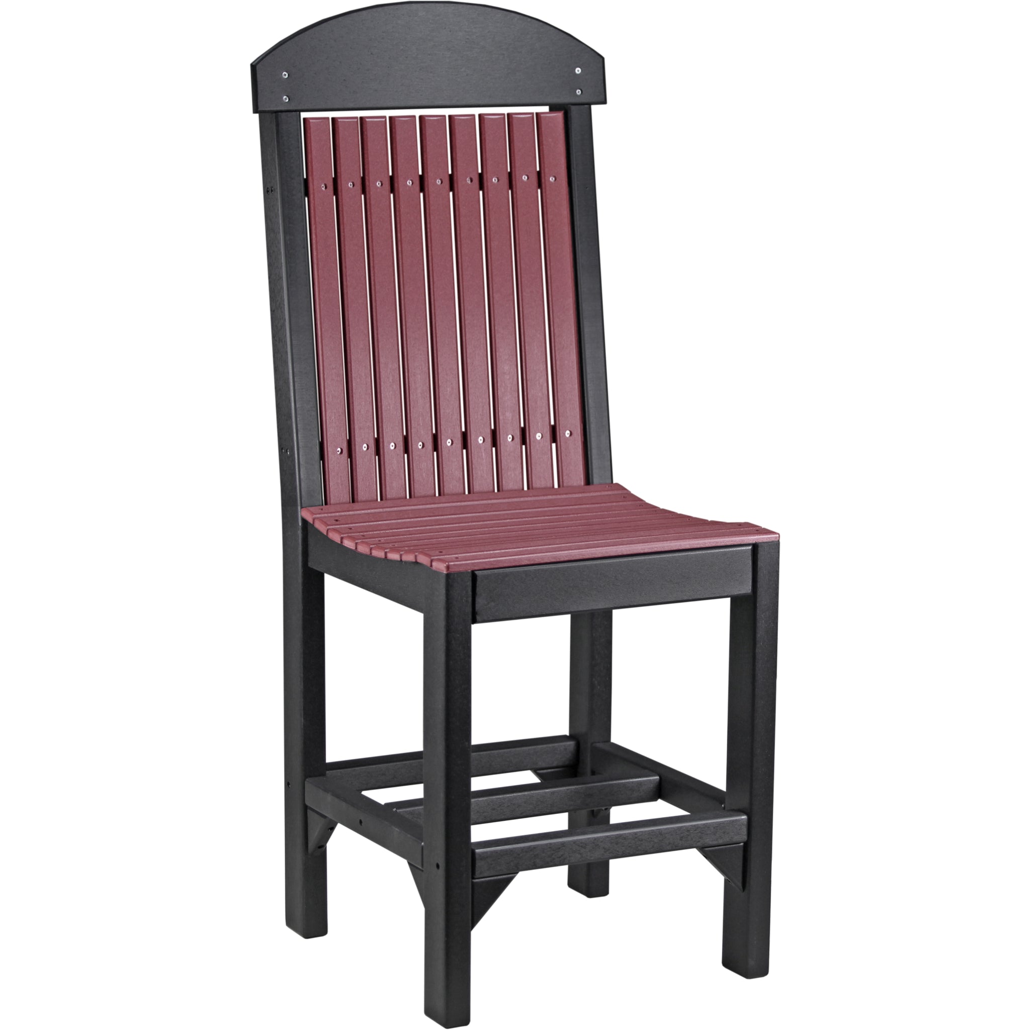 LuxCraft Classic Side Chair – Outdoor Poly Counter Height Chair (CSC)