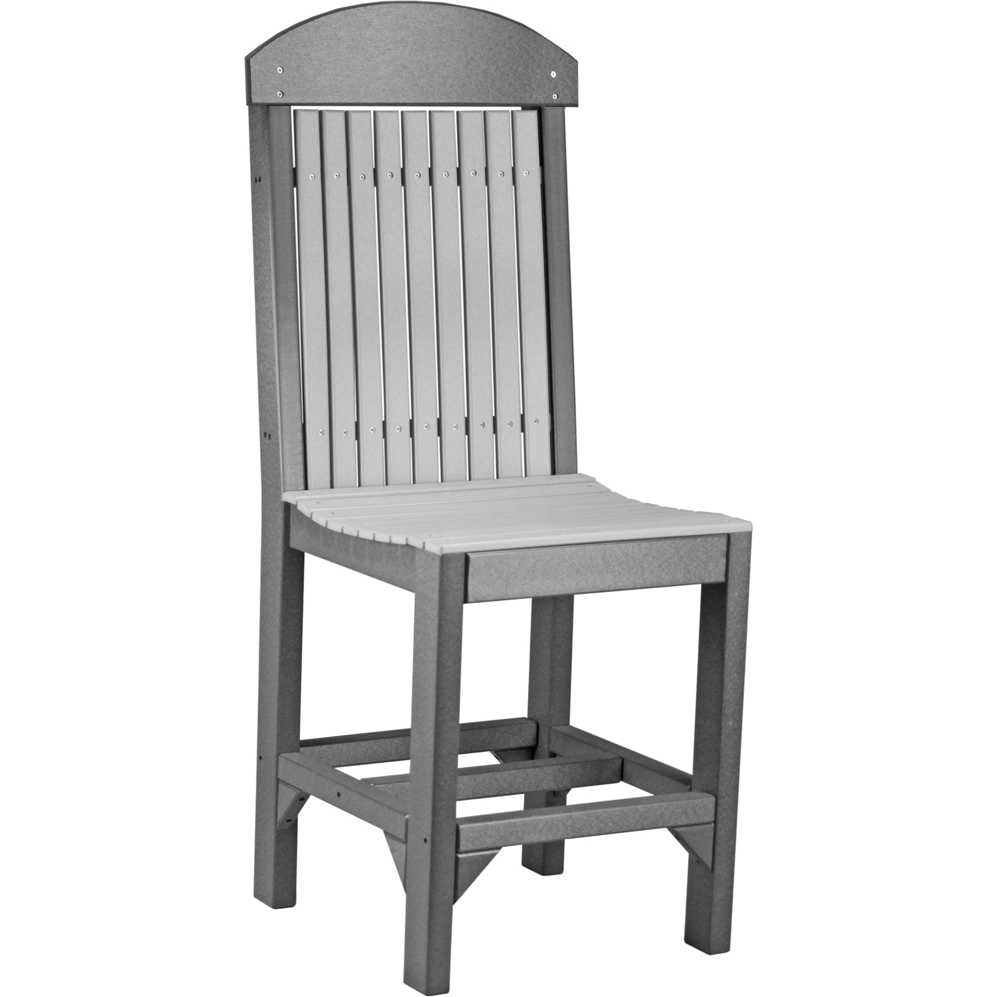 LuxCraft Classic Side Chair – Outdoor Poly Counter Height Chair (CSC)