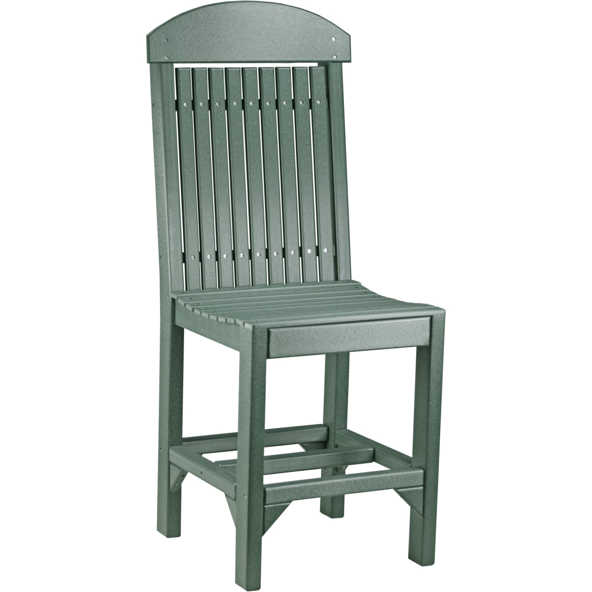 LuxCraft Classic Side Chair – Outdoor Poly Counter Height Chair (CSC)