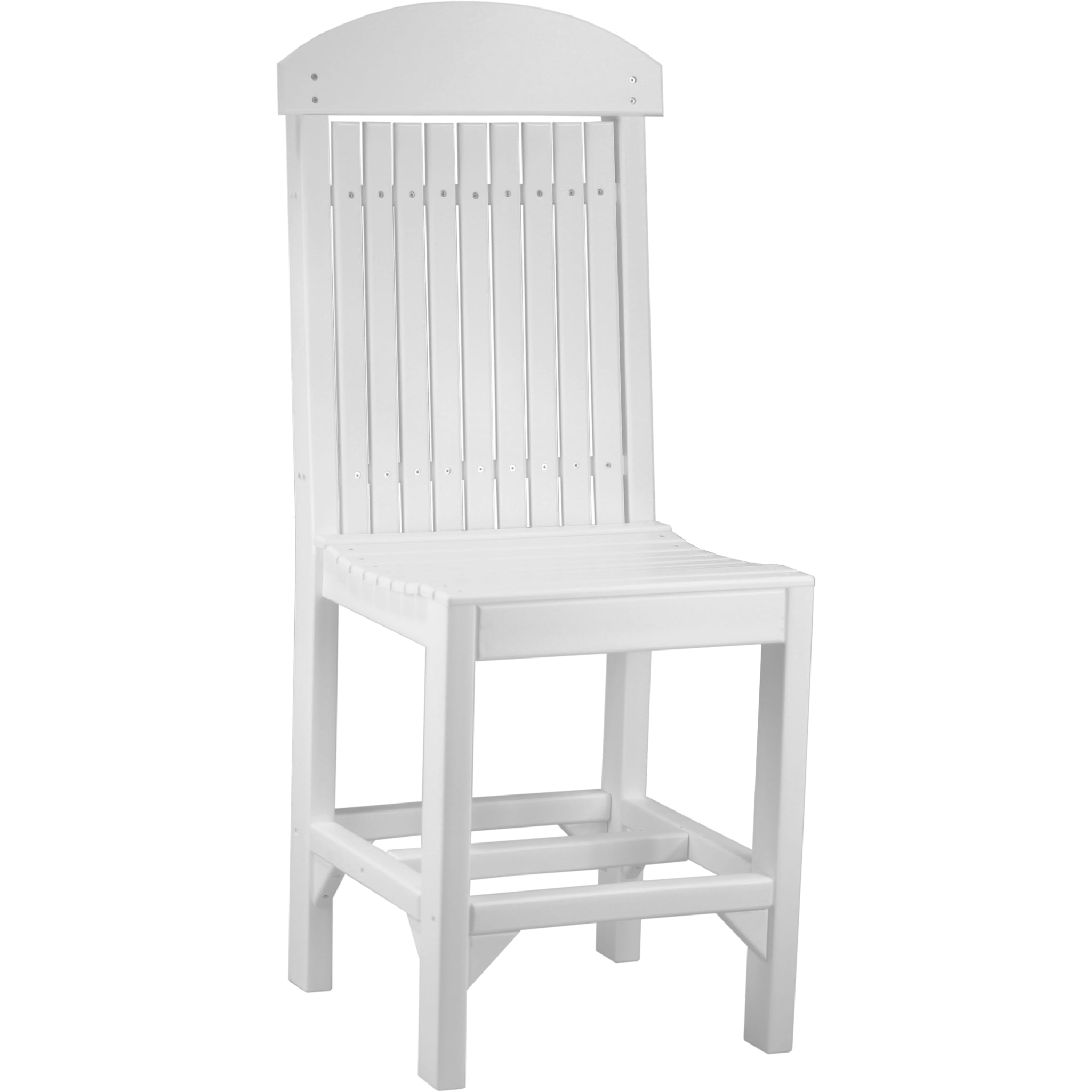 LuxCraft Classic Side Chair – Outdoor Poly Counter Height Chair (CSC)