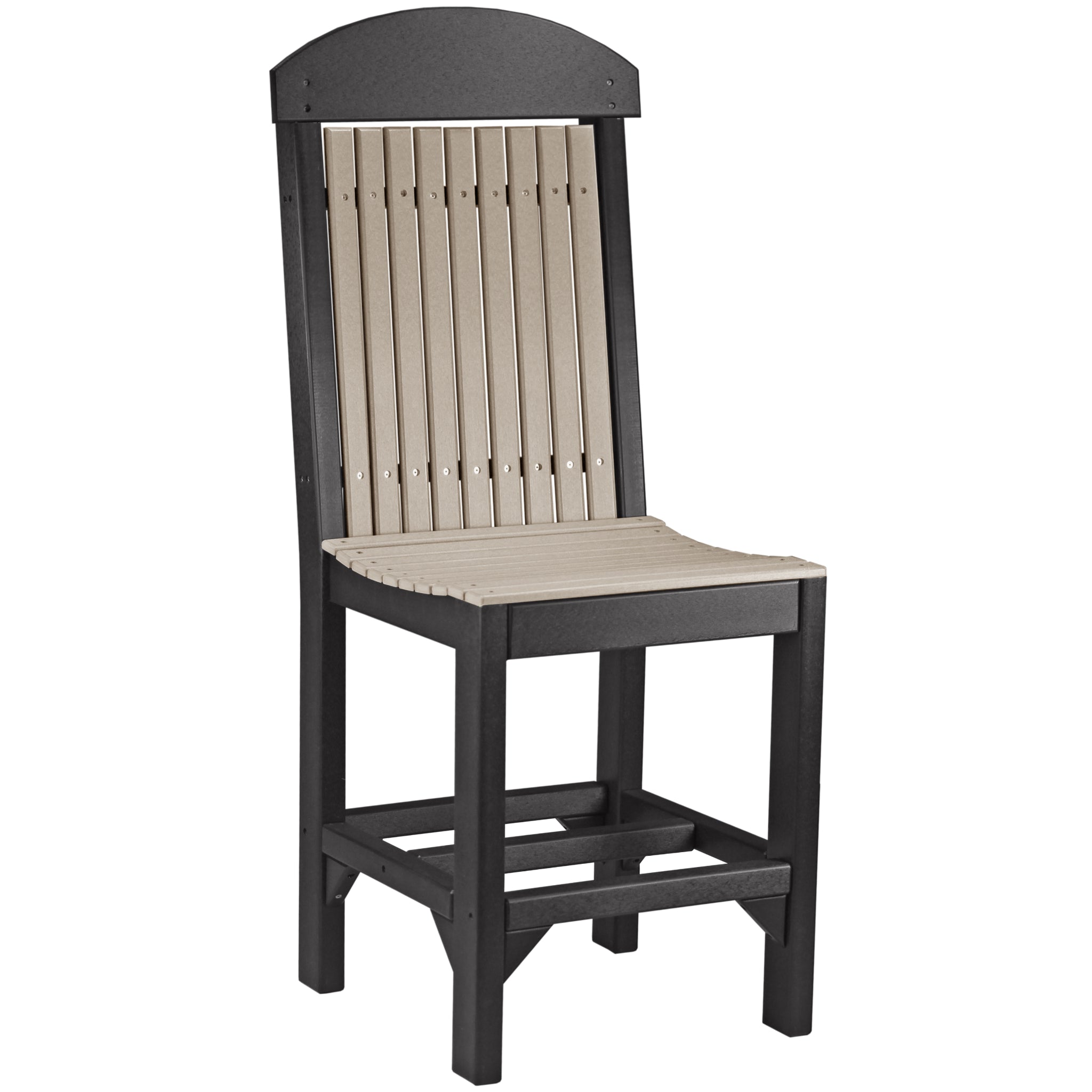 LuxCraft Classic Side Chair – Outdoor Poly Counter Height Chair (CSC)