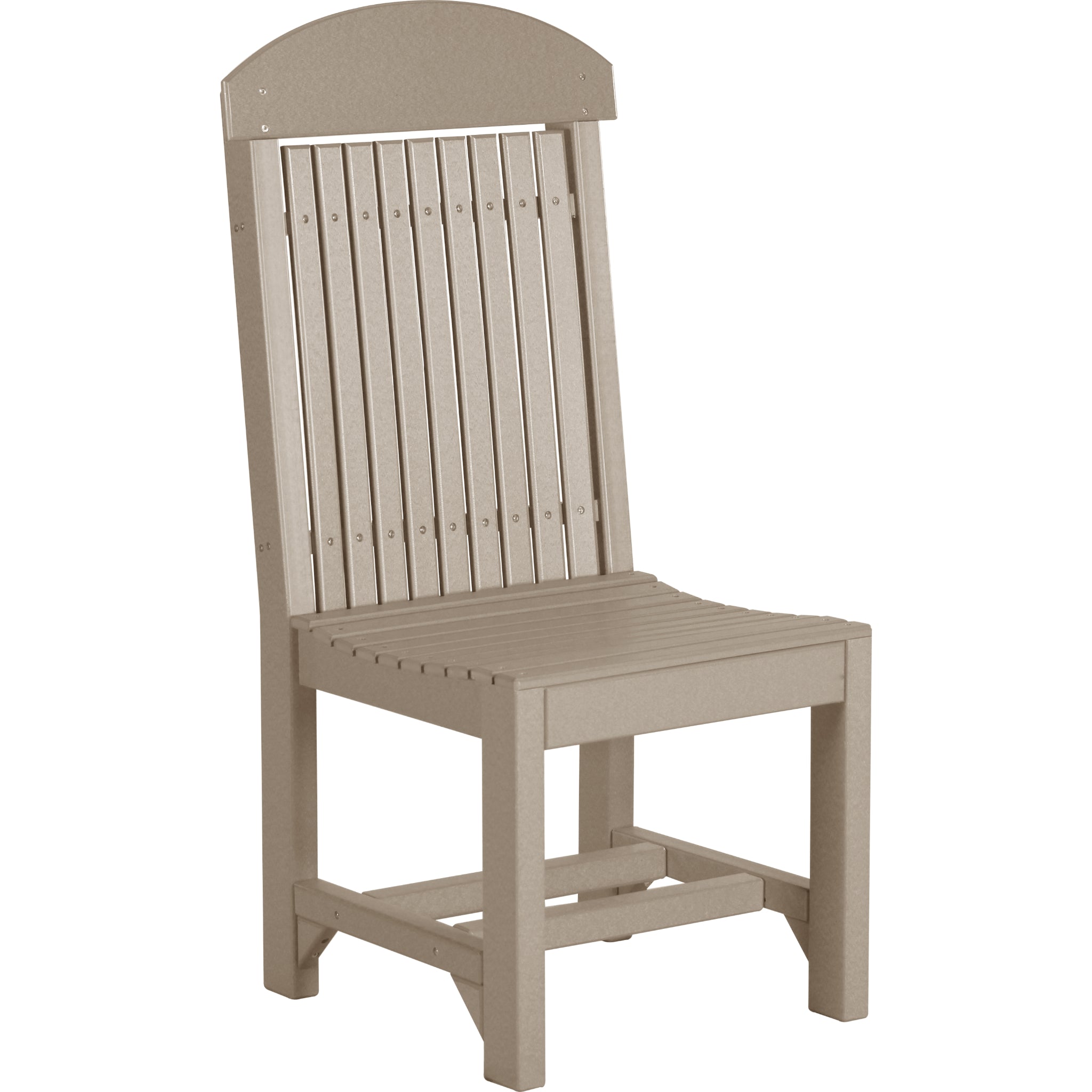 LuxCraft Classic Side Chair – Outdoor Poly Dining Chair (CSC)