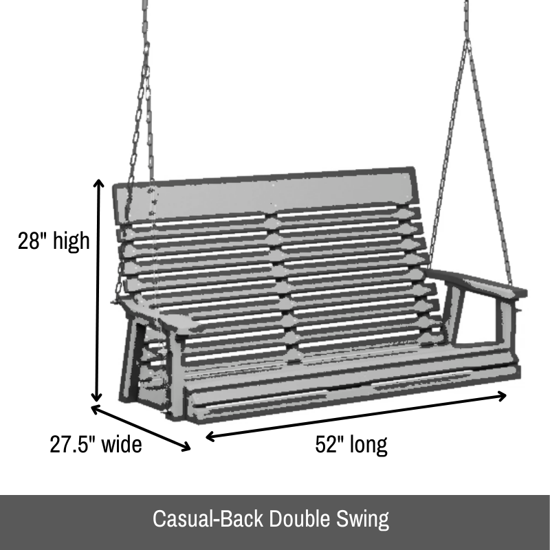 Black Casual-Back Double Swing