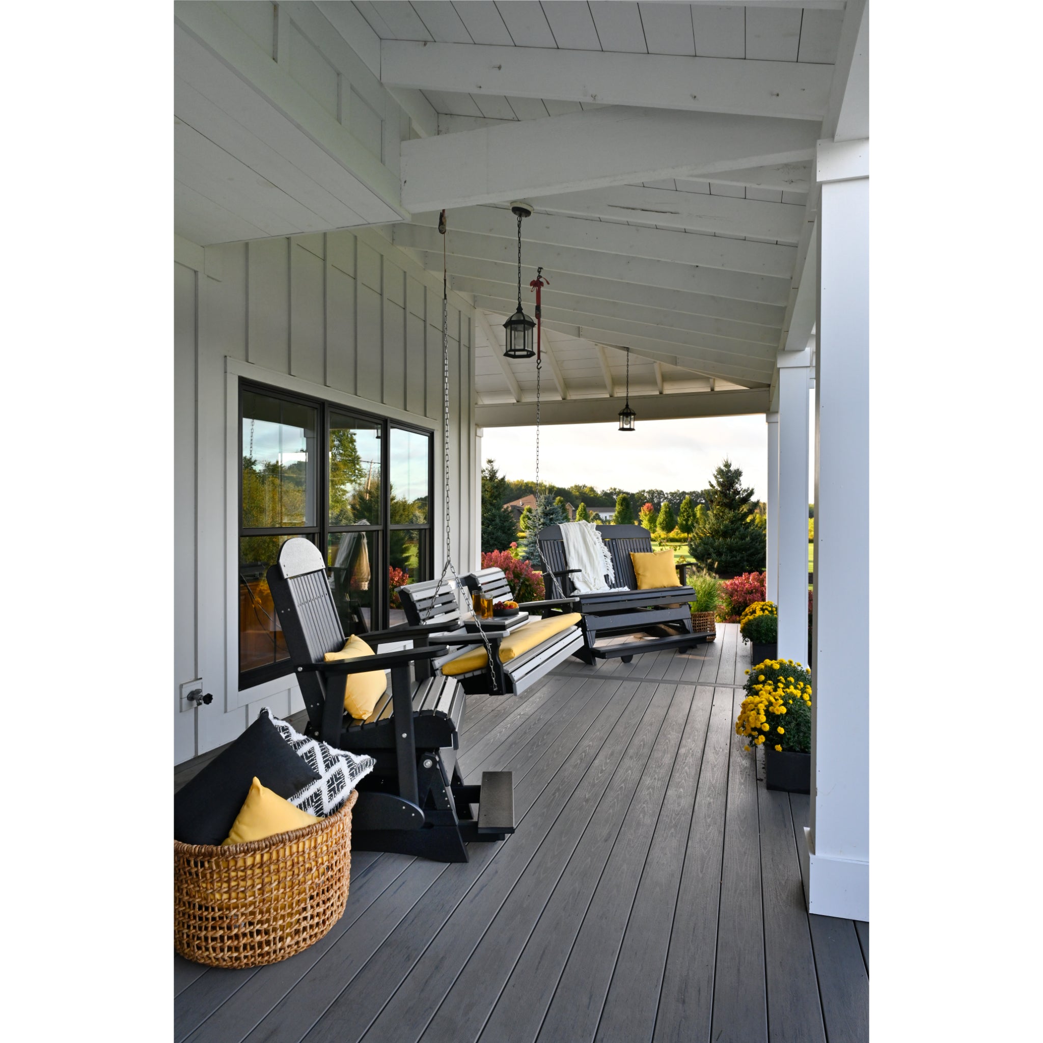 LuxCraft 2′ Classic Glider Chair – Outdoor Poly Glider Seat (2CPG)
