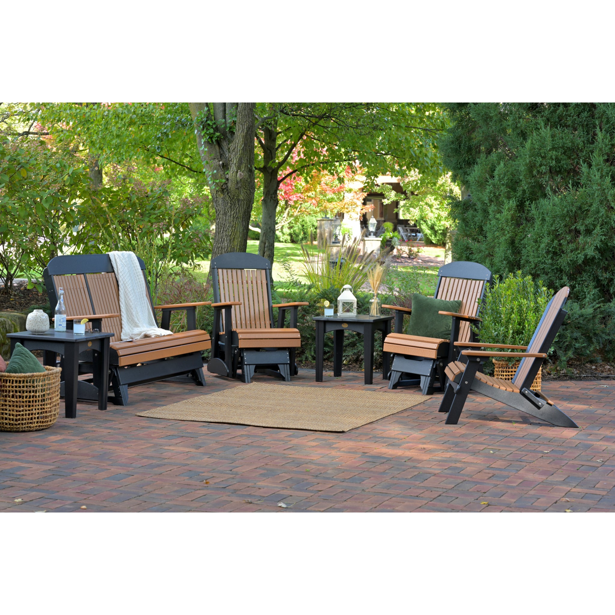 LuxCraft 2′ Classic Glider Chair – Outdoor Poly Glider Seat (2CPG)