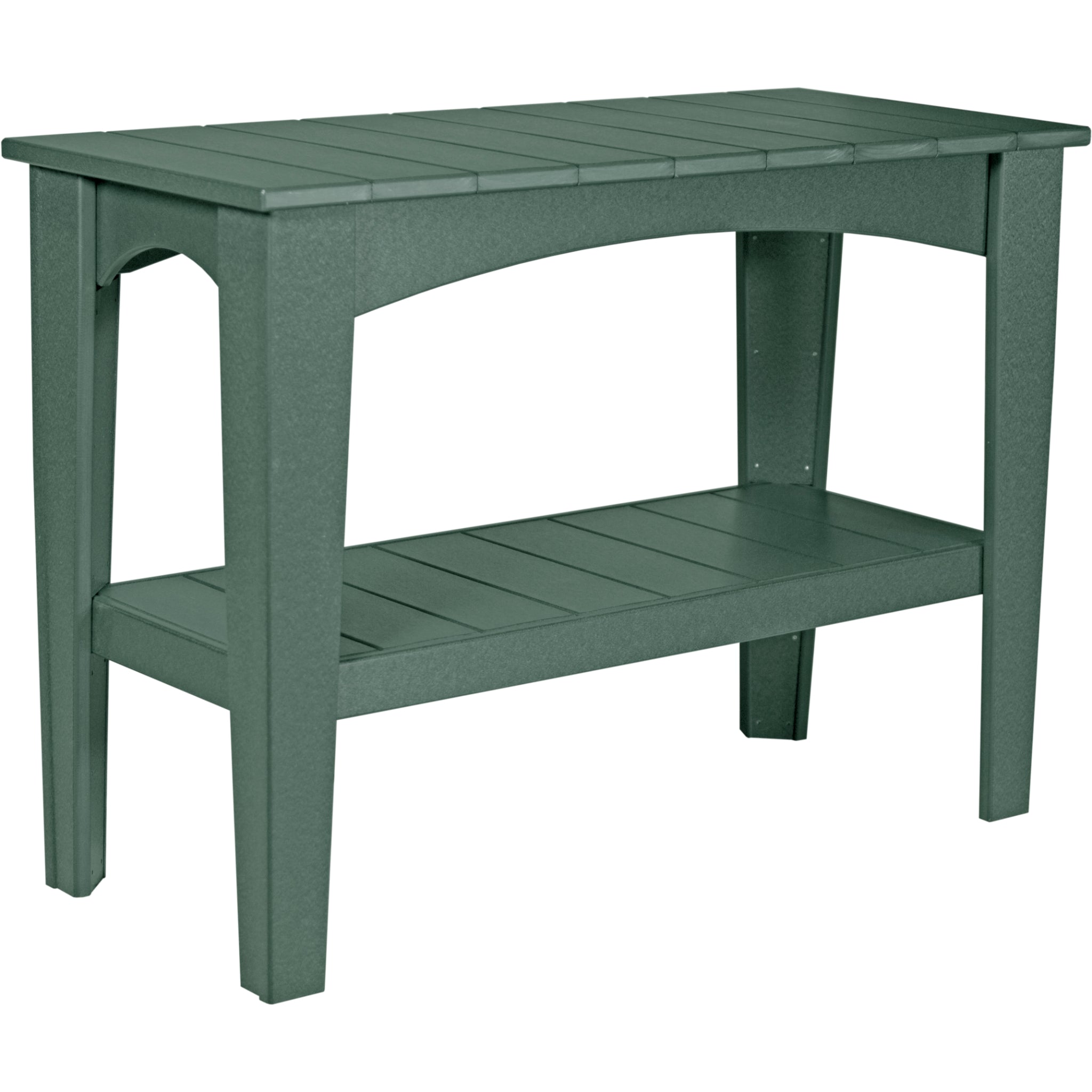 LuxCraft Island Buffet Table – Outdoor Poly Patio Counter Height Table (IBT)