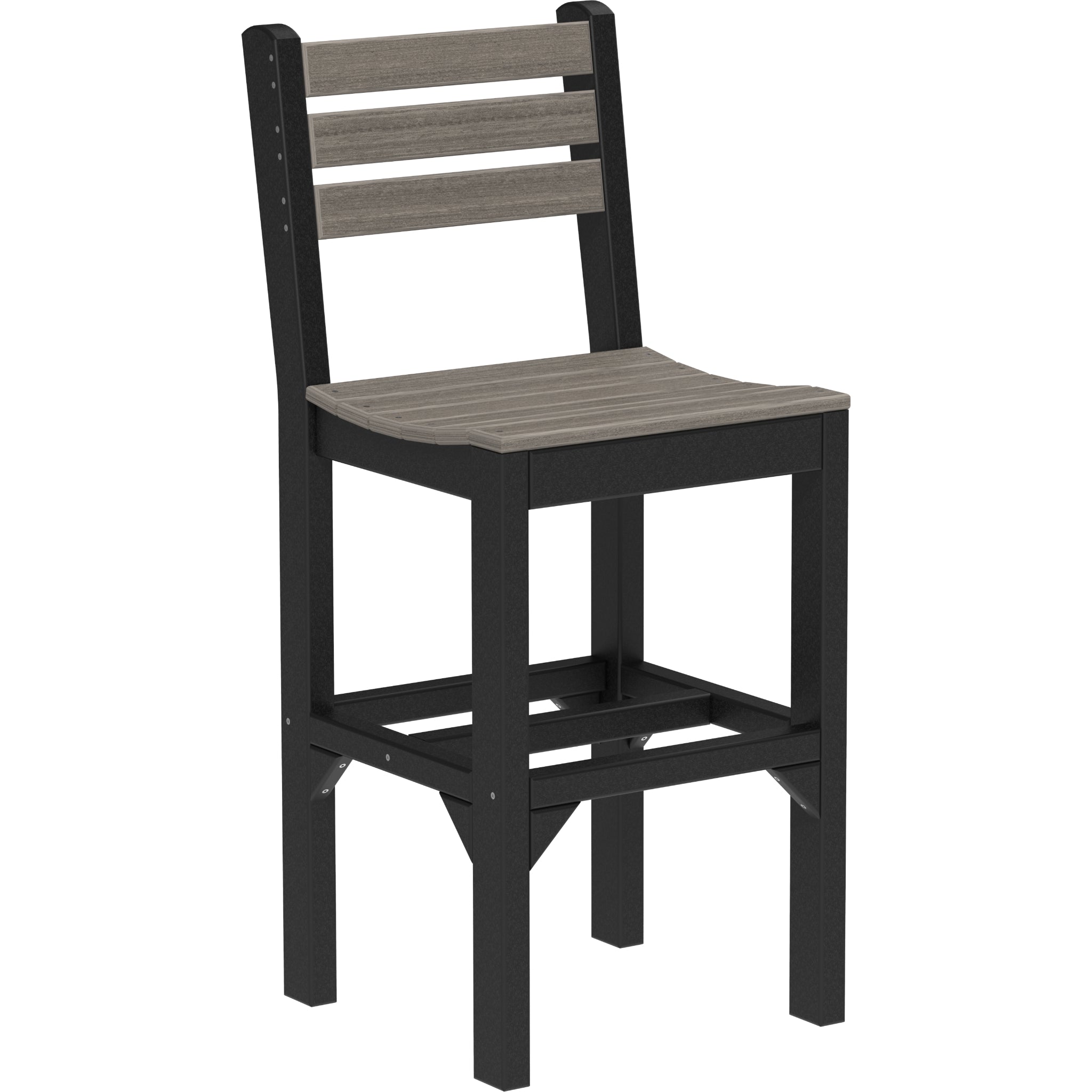 LuxCraft Island Side Chair – Outdoor Poly Bar Chair (ISC)