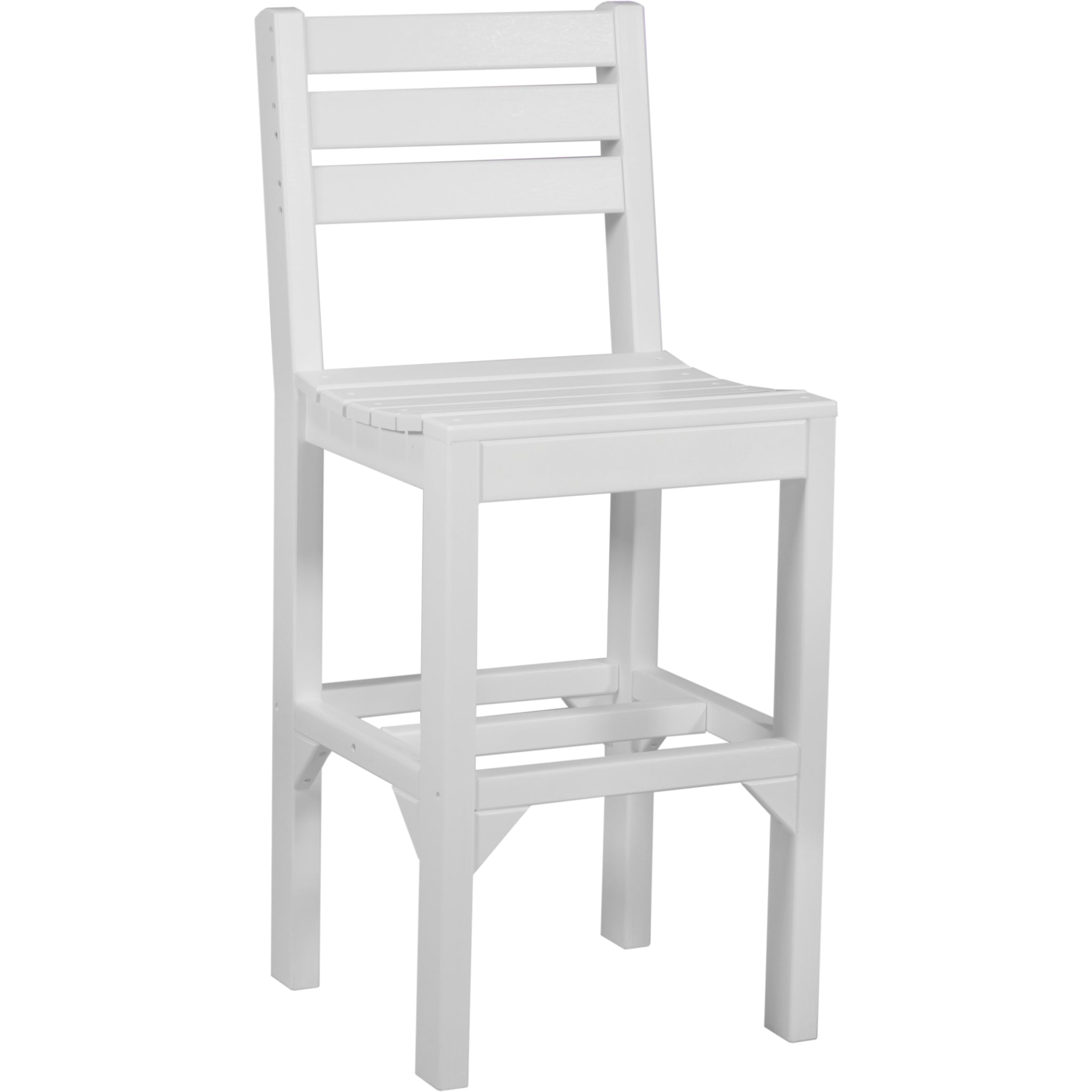 LuxCraft Island Side Chair – Outdoor Poly Bar Chair (ISC)