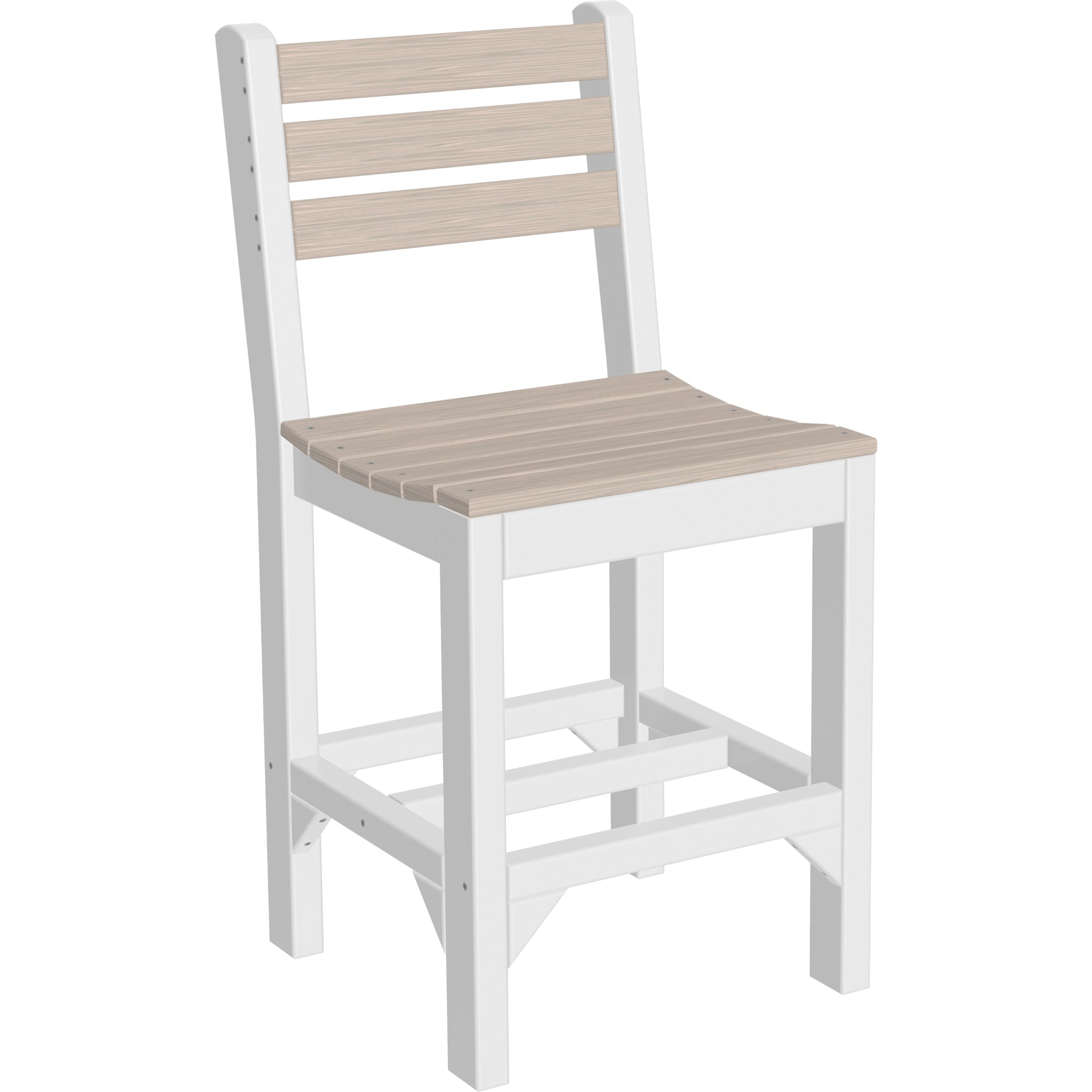 LuxCraft Island Side Chair – Outdoor Poly Counter Height Chair (ISC)