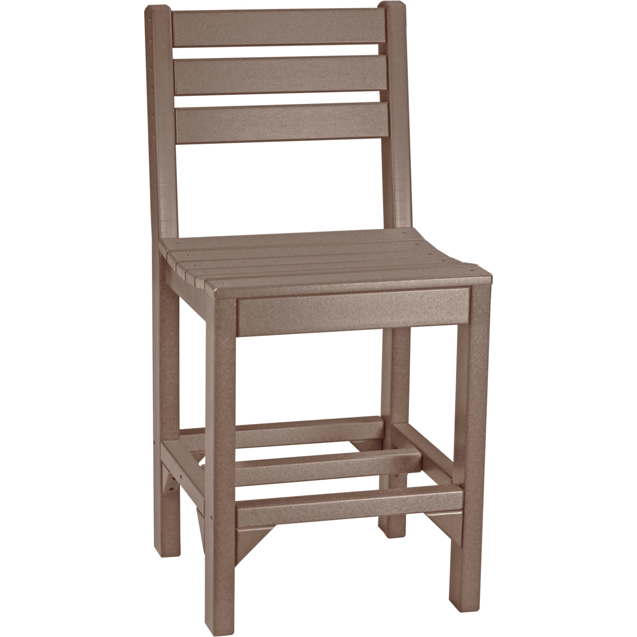 LuxCraft Island Side Chair – Outdoor Poly Counter Height Chair (ISC)